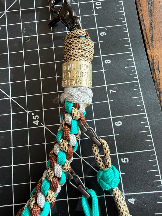 Hybrid Biothane x Half Round Lanyard - Pintail