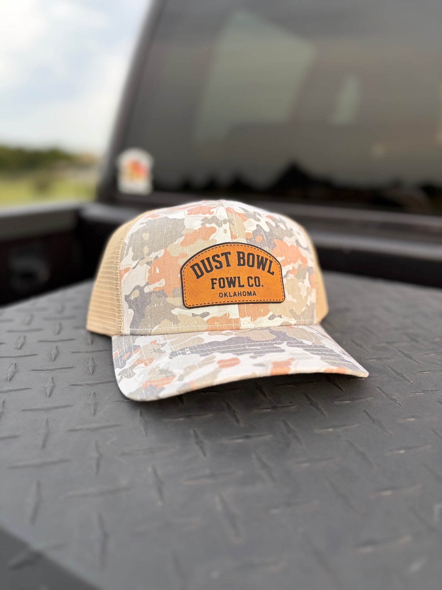 Dust Bowl Fowl Co. Leather Patch Hat