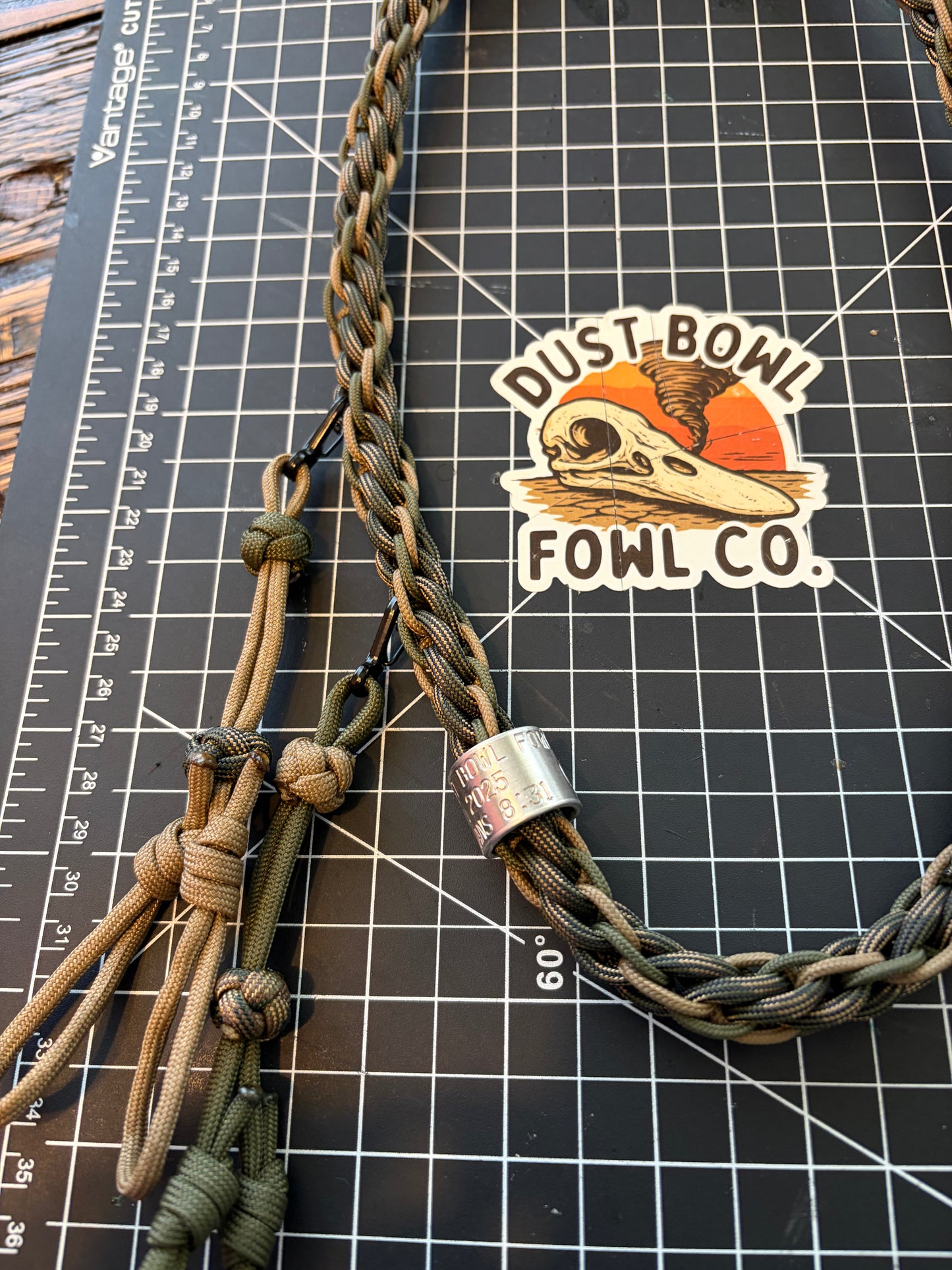 Shorty Round Braid Thin Line - Timber