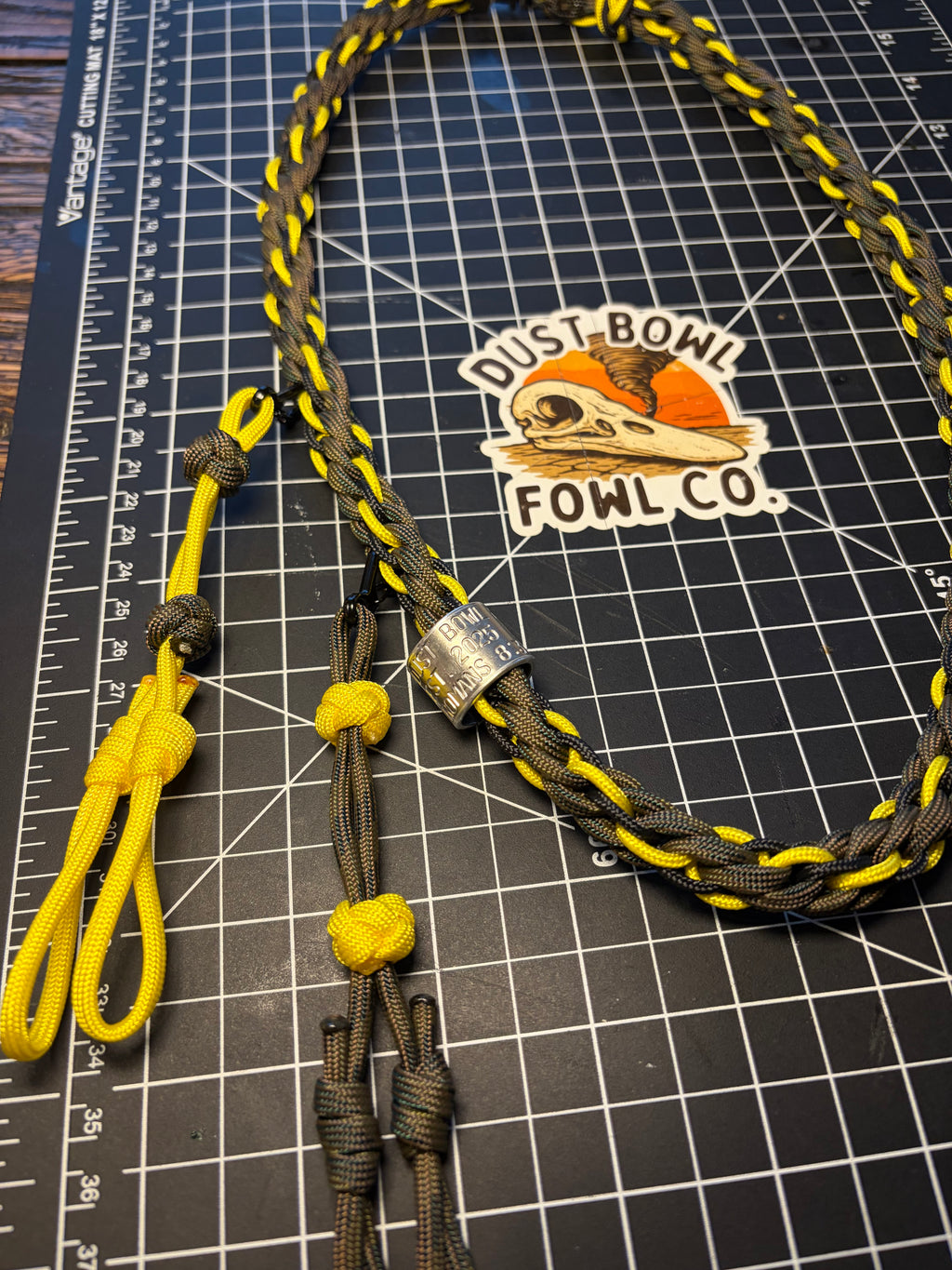 Shorty Round Braid Thin Line - Neon Yellow