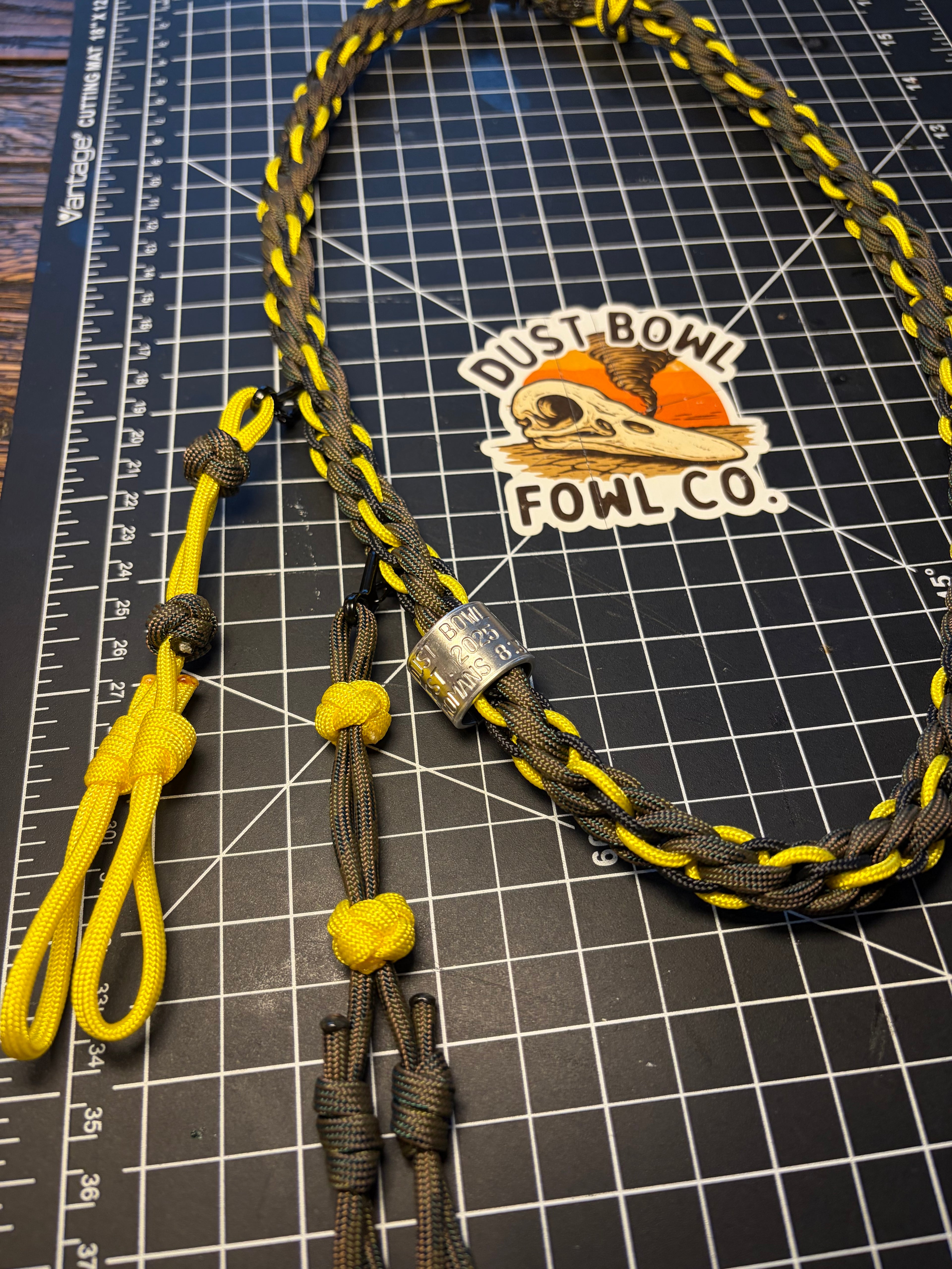 Shorty Round Braid Thin Line - Neon Yellow