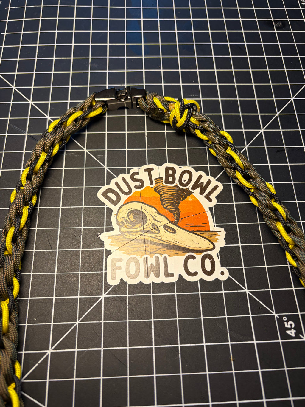 Shorty Round Braid Thin Line - Neon Yellow