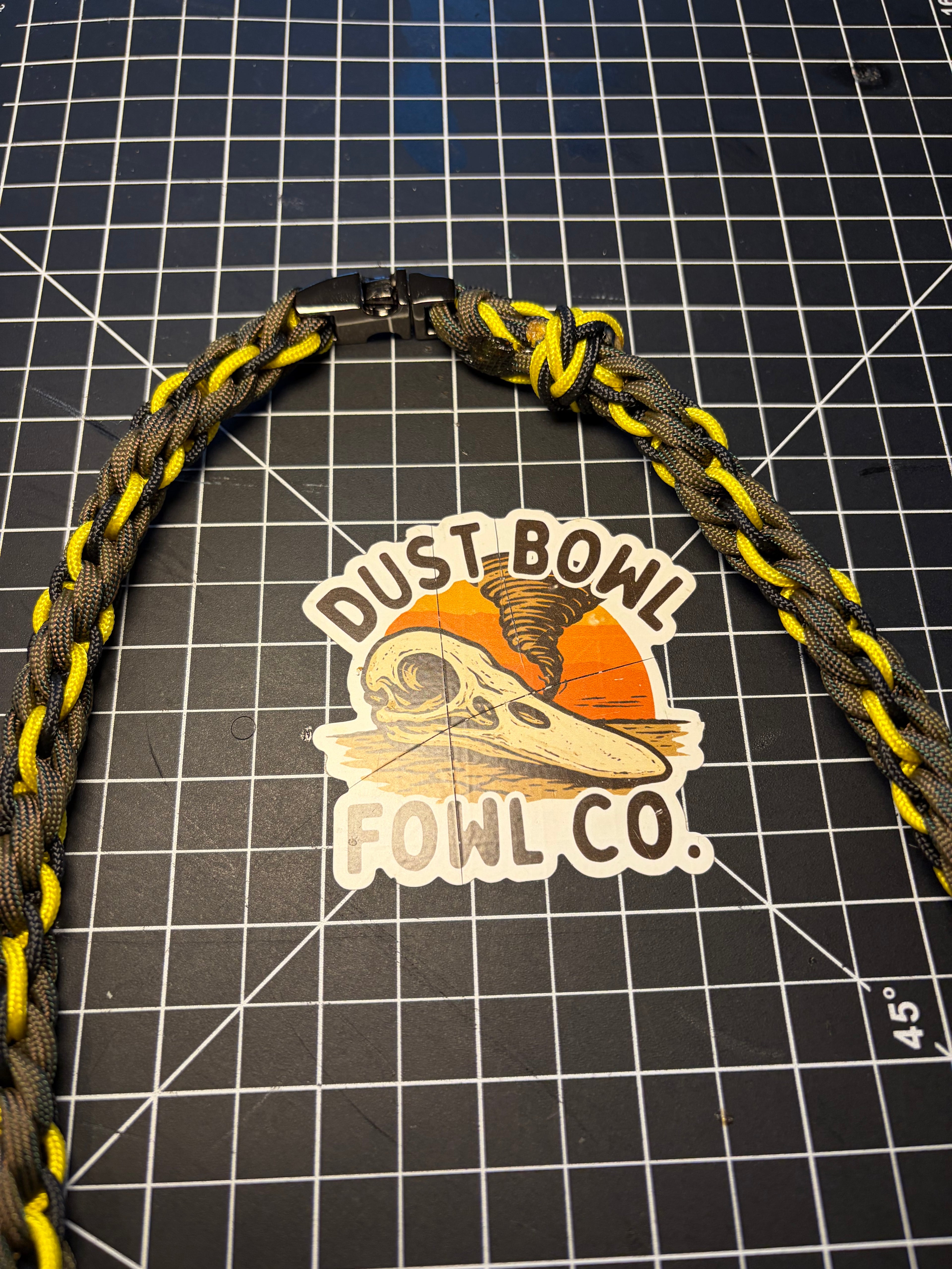 Shorty Round Braid Thin Line - Neon Yellow