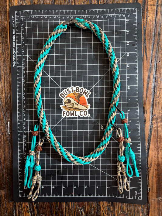 Shorty Round Braid - Teal
