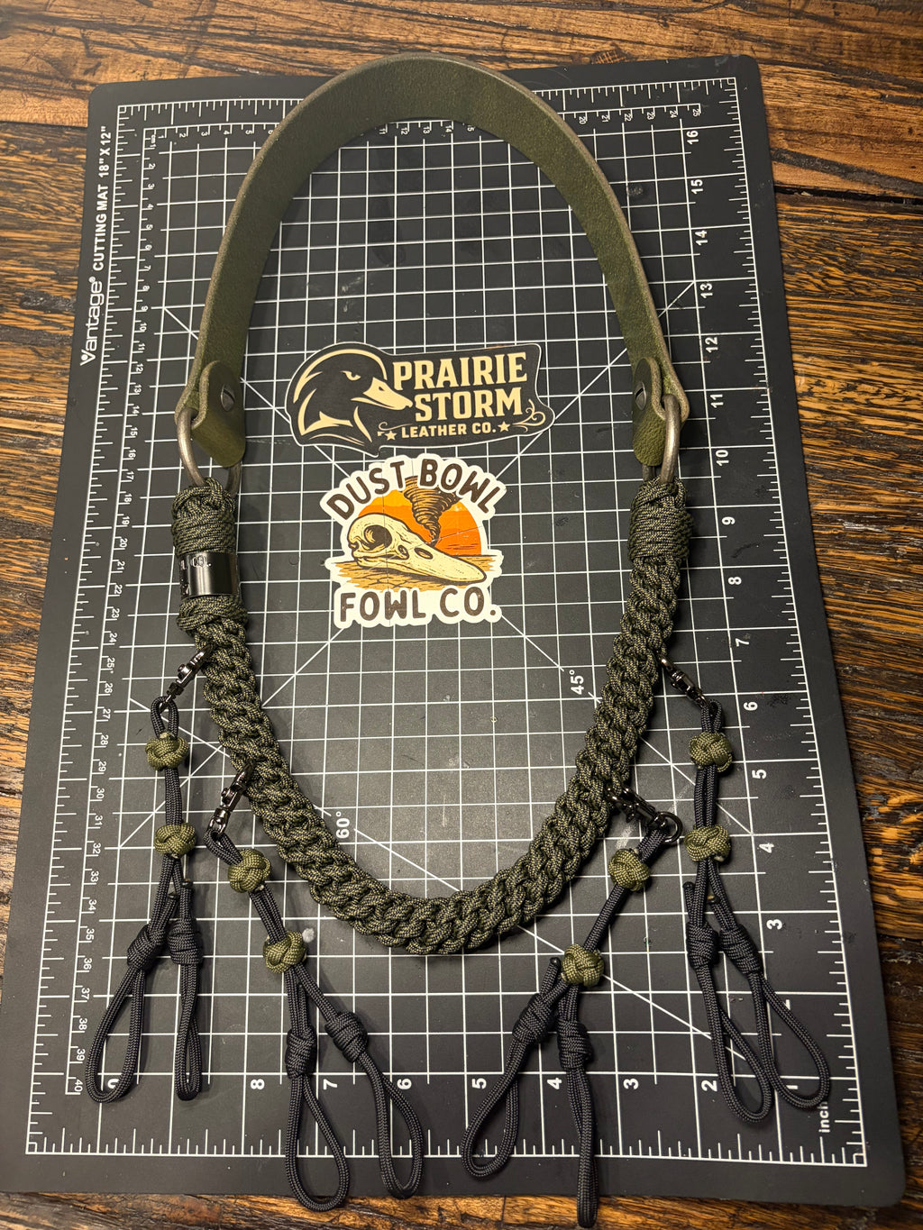 Leather x Half Round Lanyard - Ranger
