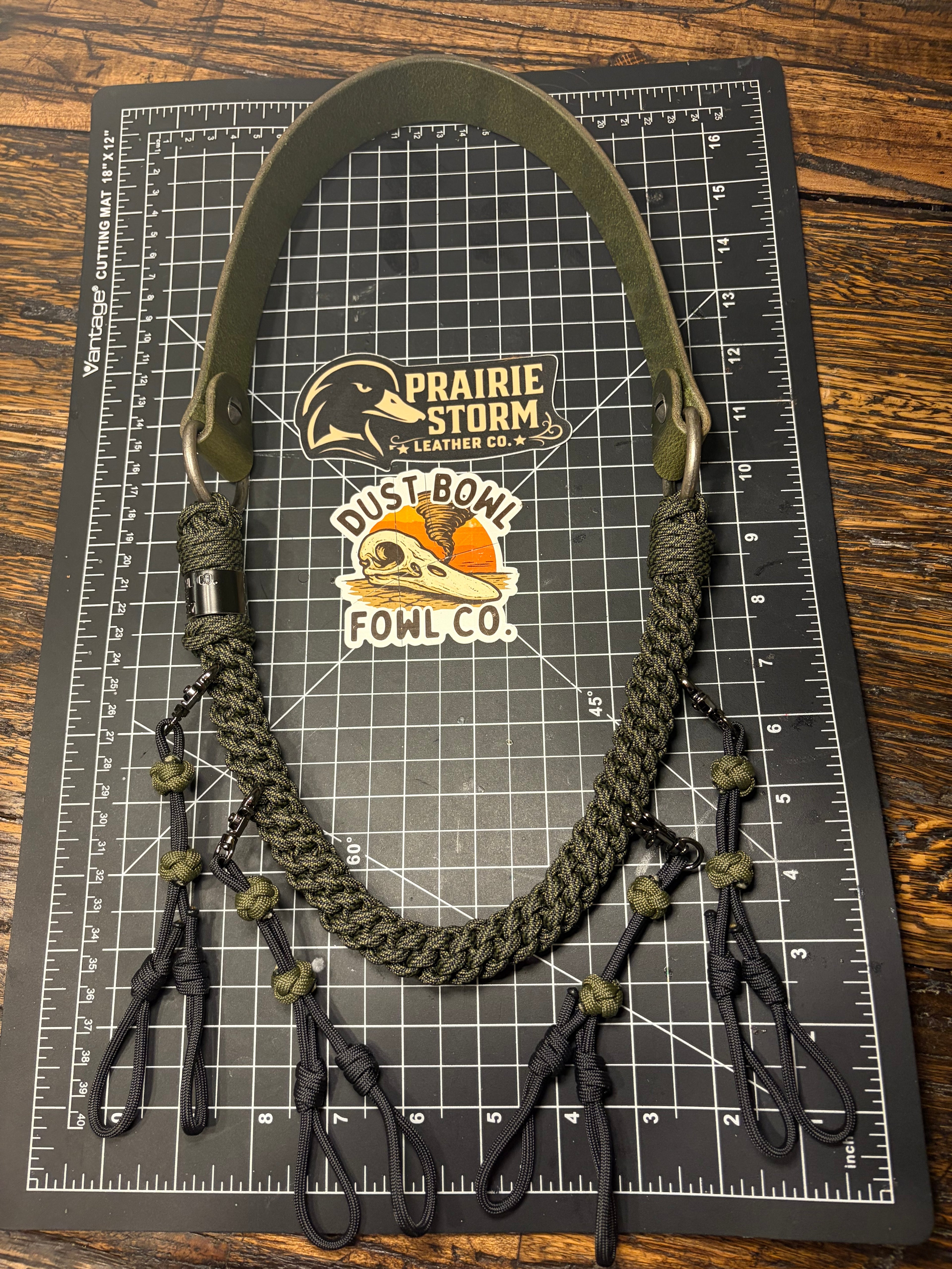 Leather x Half Round Lanyard - Ranger