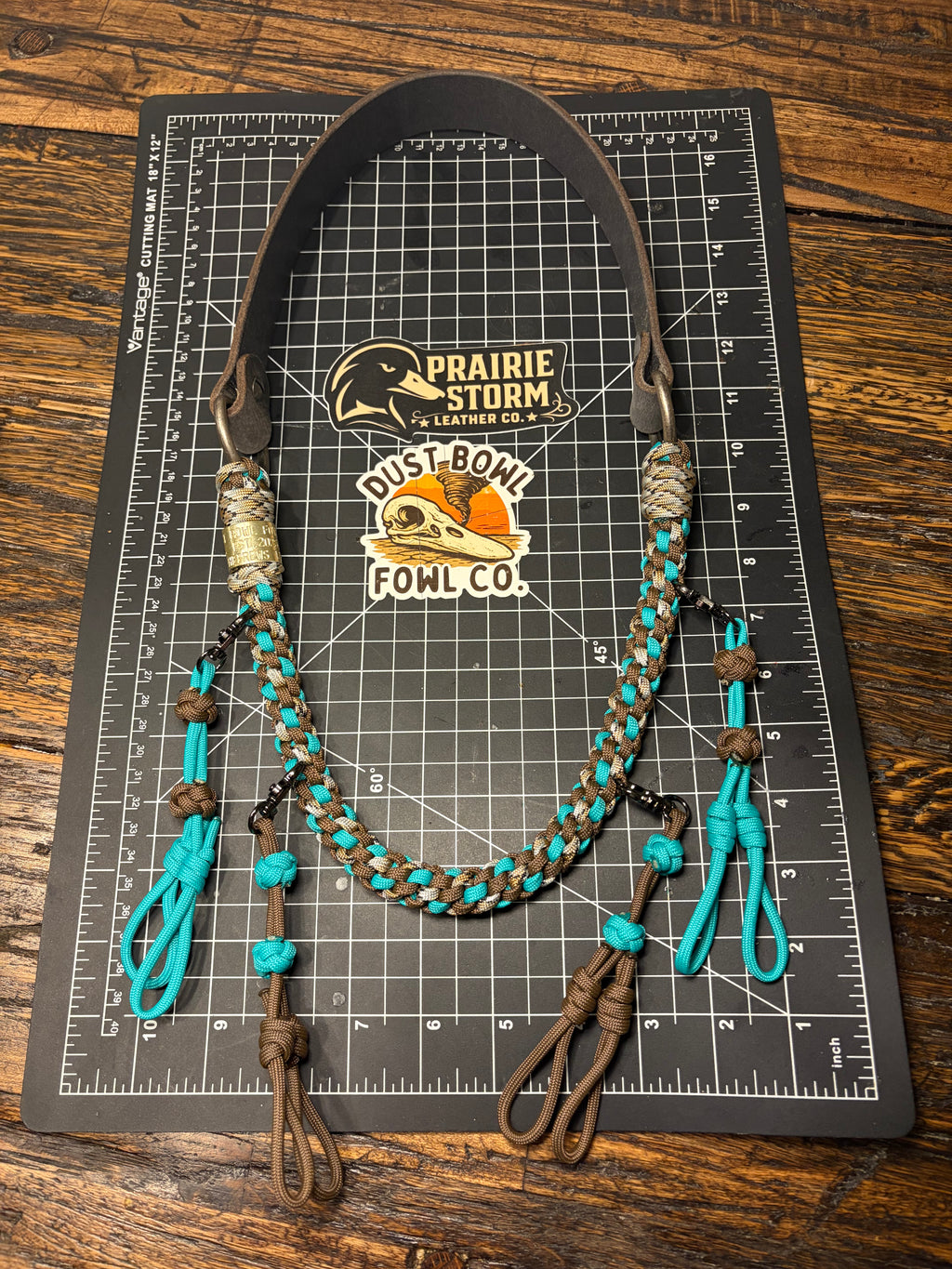 Leather x Half Round Lanyard - Pintail
