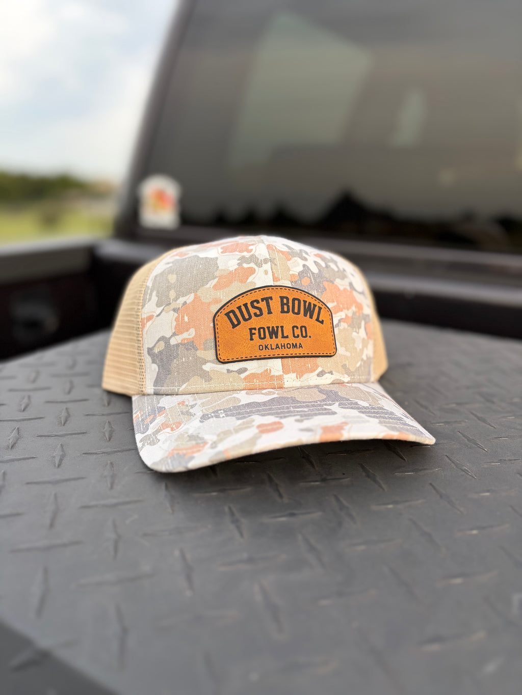 Dust Bowl Fowl Co. Leather Patch Hat