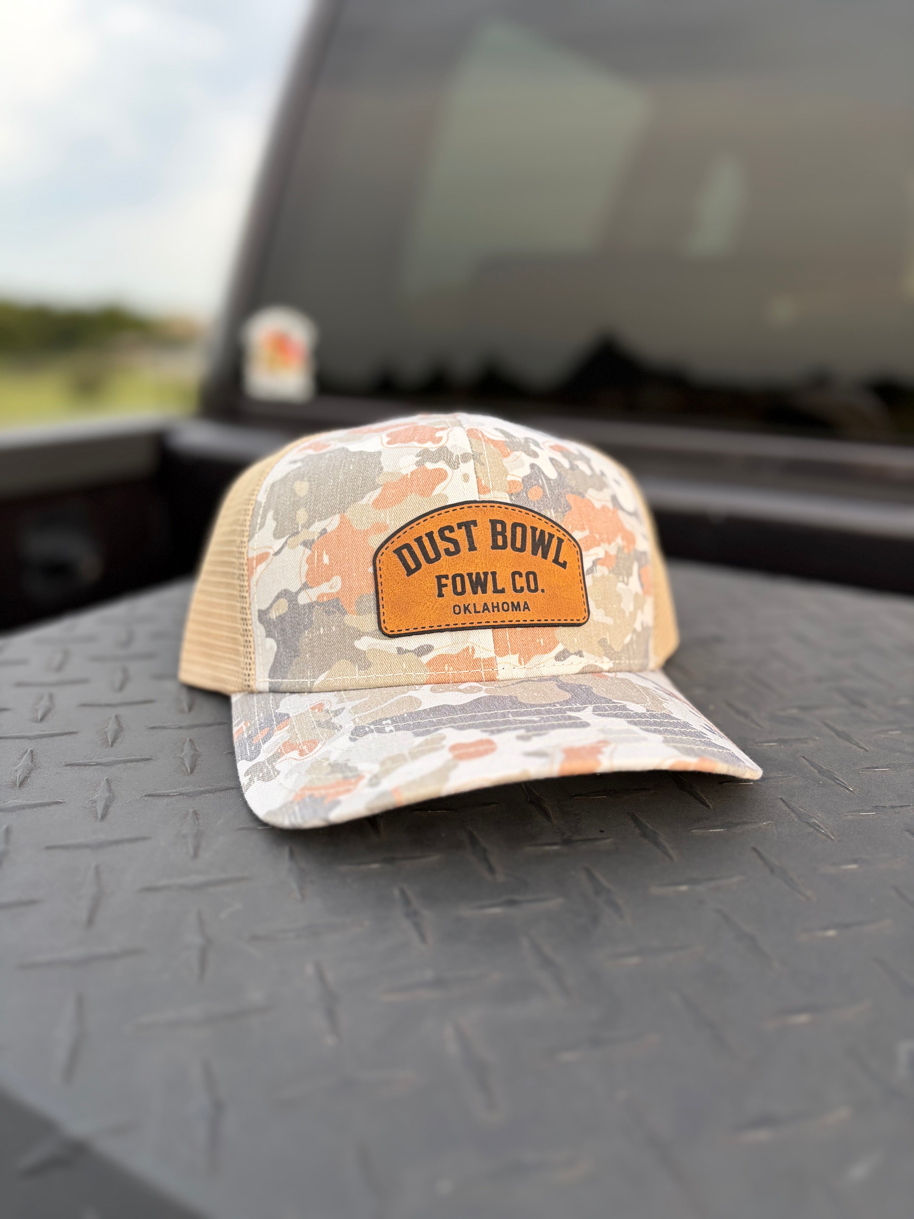 Dust Bowl Fowl Co. Leather Patch Hat