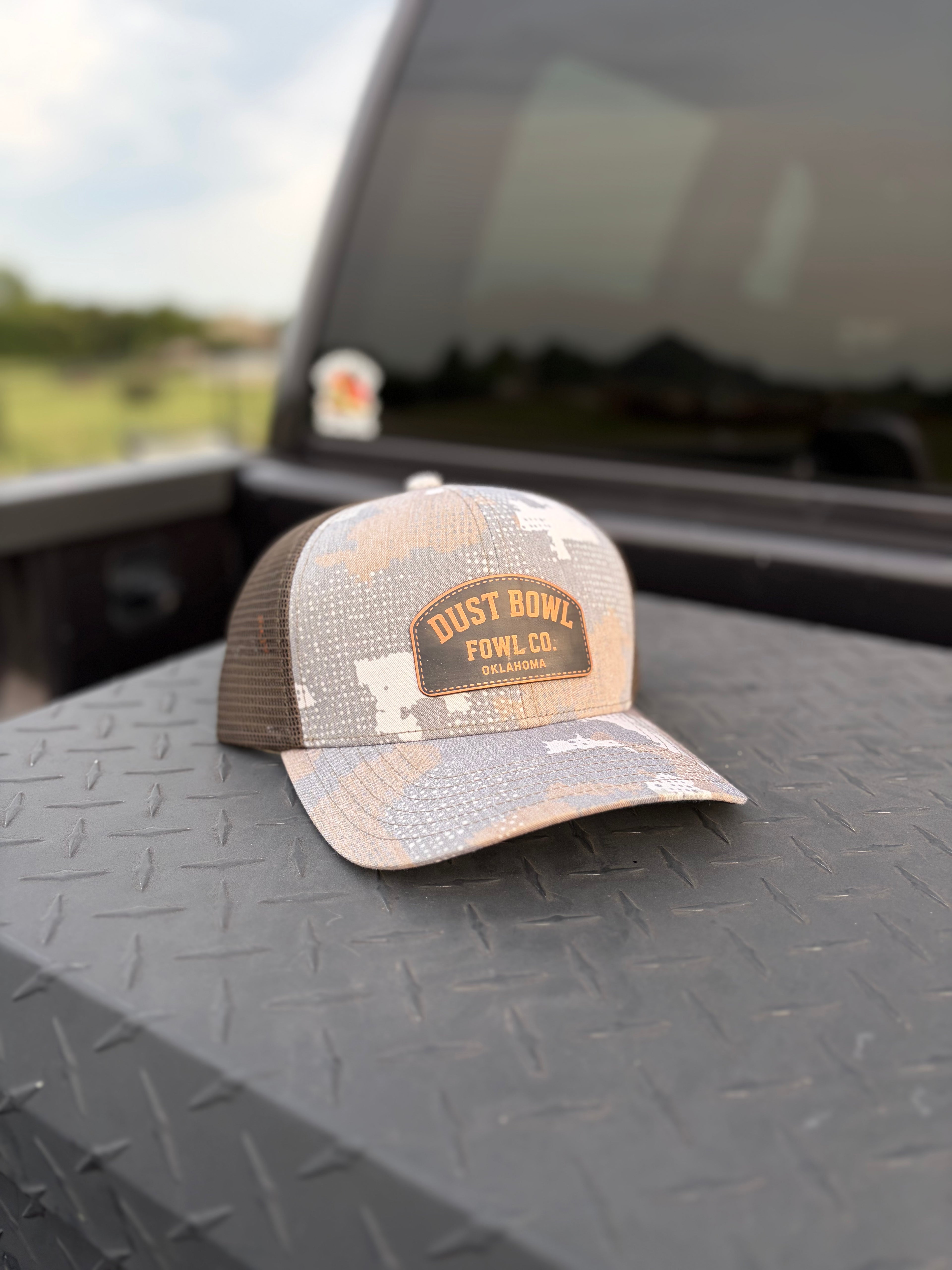 Dust Bowl Fowl Co. Leather Patch Hat
