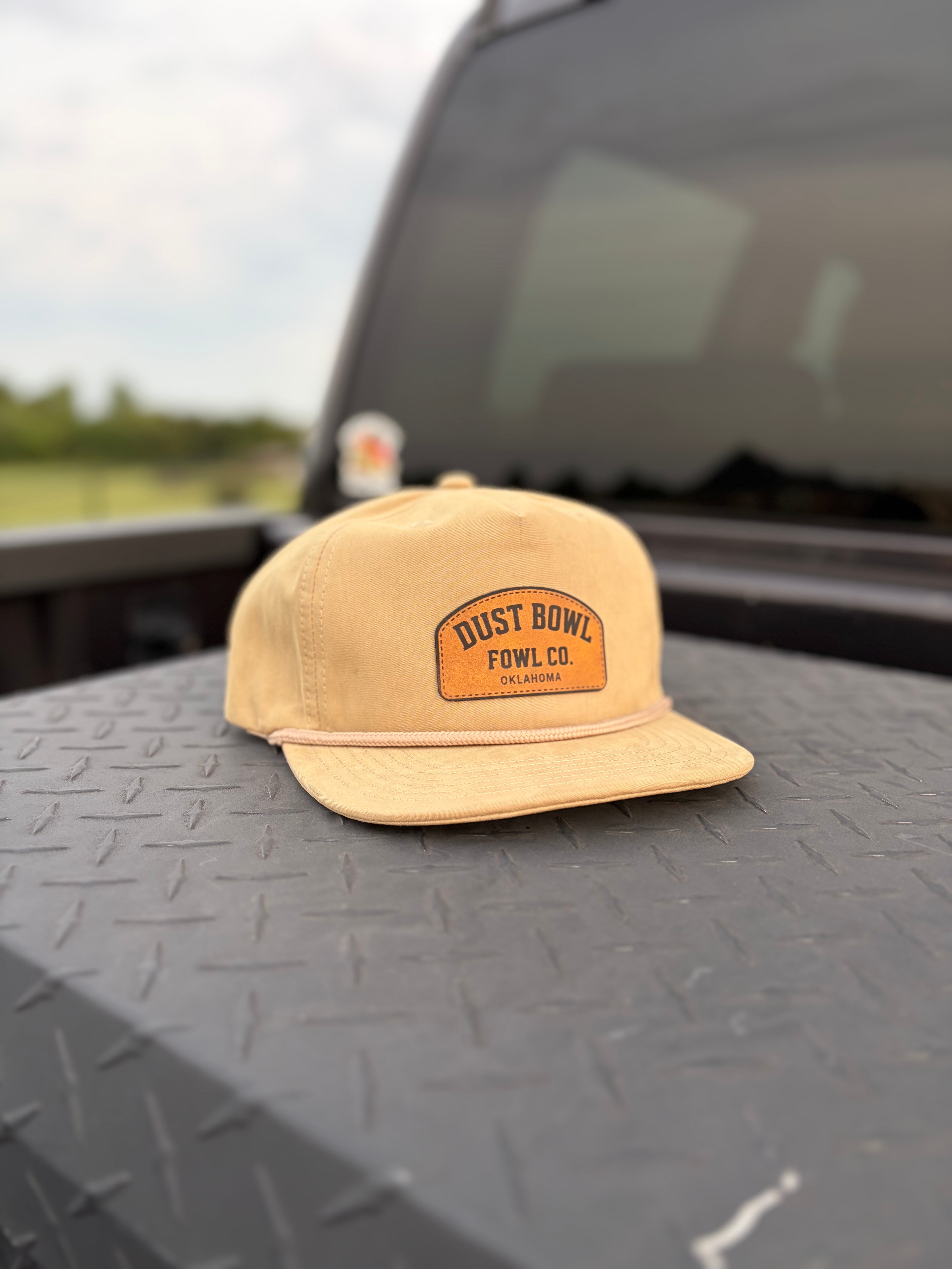 Dust Bowl Fowl Co. Leather Patch Hat