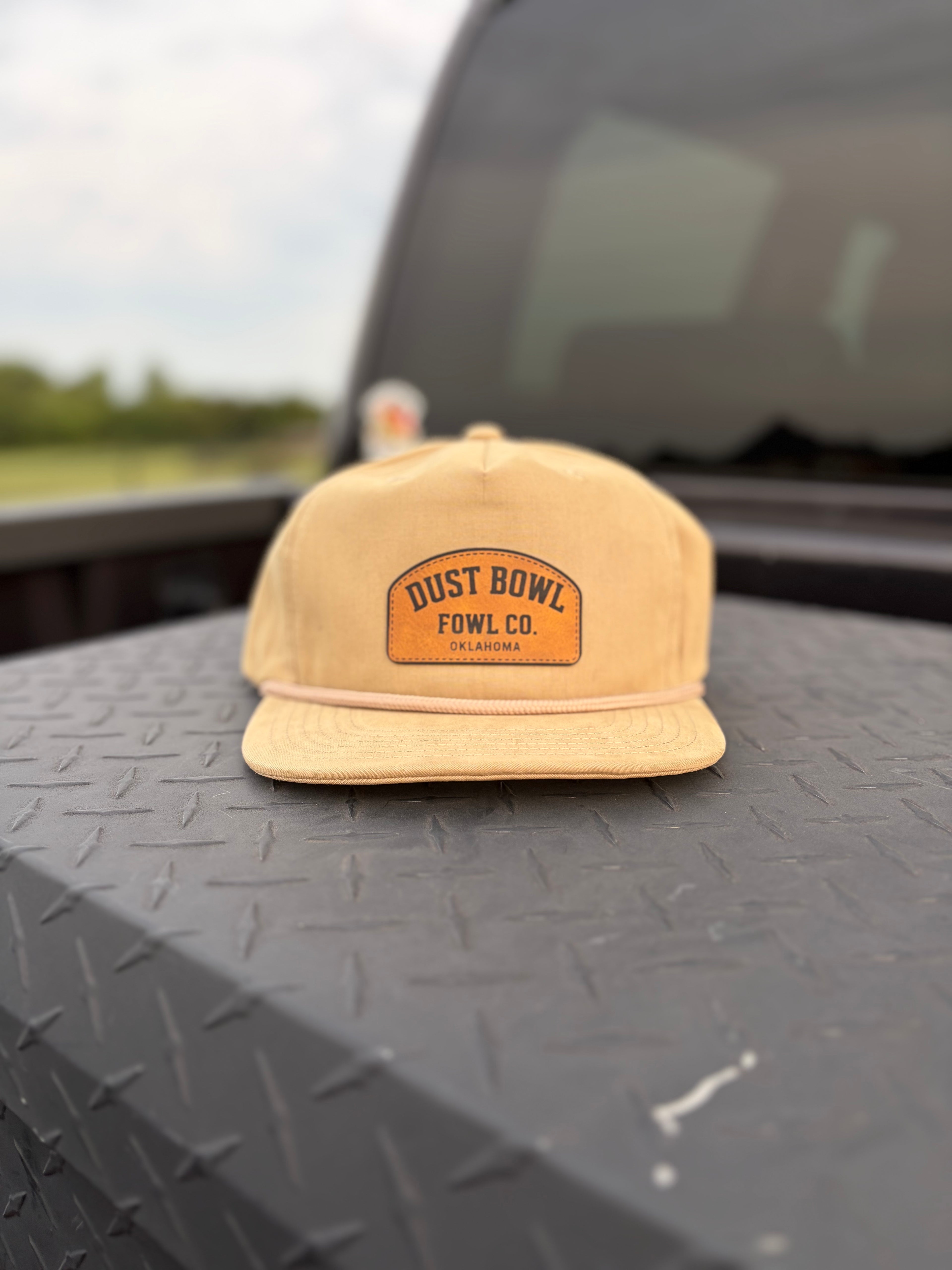 Dust Bowl Fowl Co. Leather Patch Hat