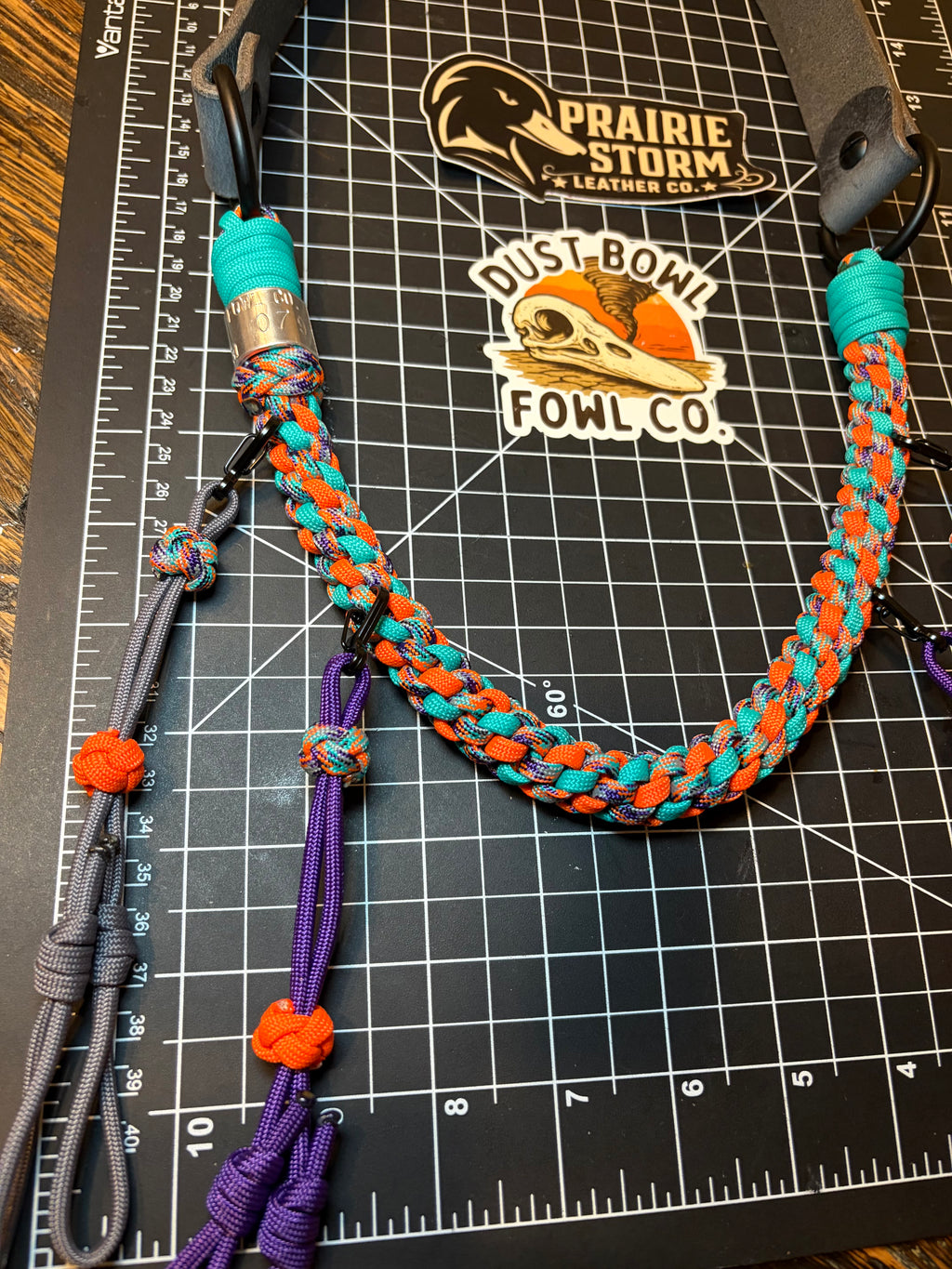 Leather x Half Round Lanyard - Miami