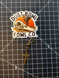 Bronze cross pendant with split ring and clip