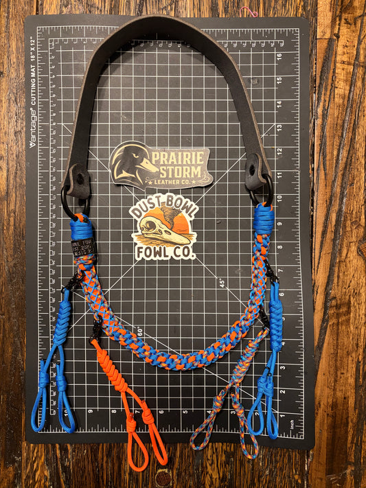 Leather x Half Round Lanyard - Thunder Up!