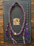 Shorty Round Braid - Merica x Purple