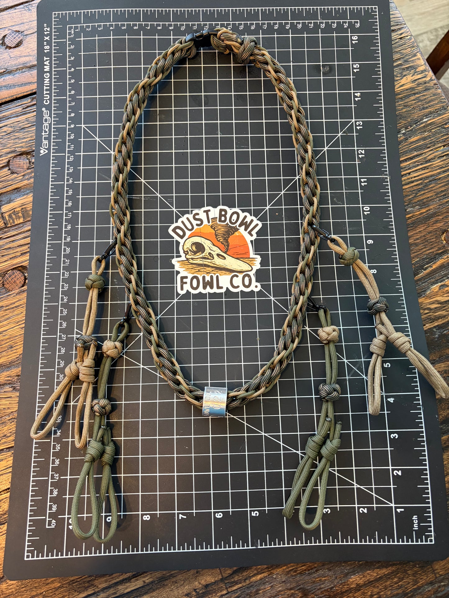 Shorty Round Braid Thin Line -  Timber