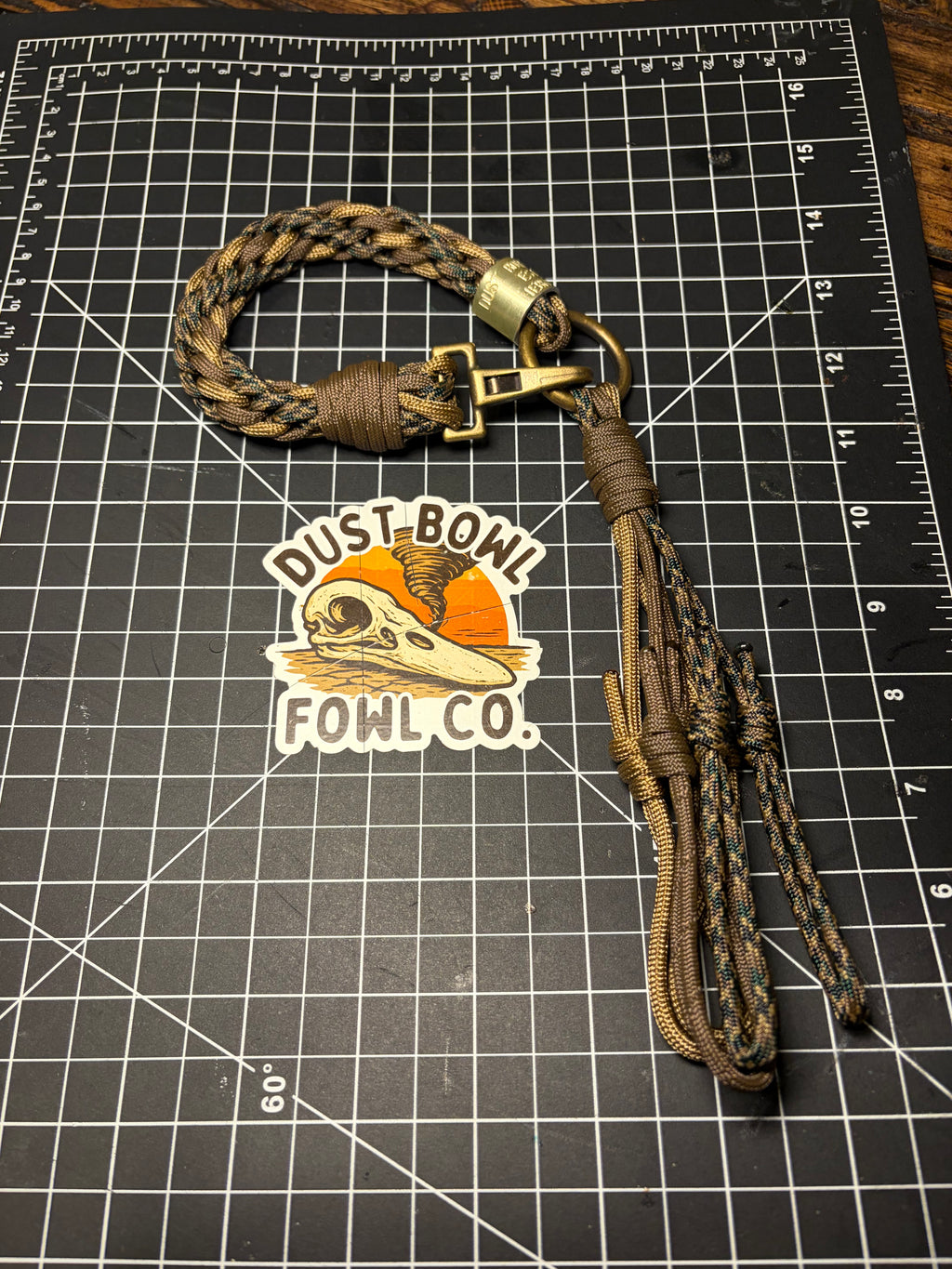 Clip-In Duck Tote - Brown x Tan