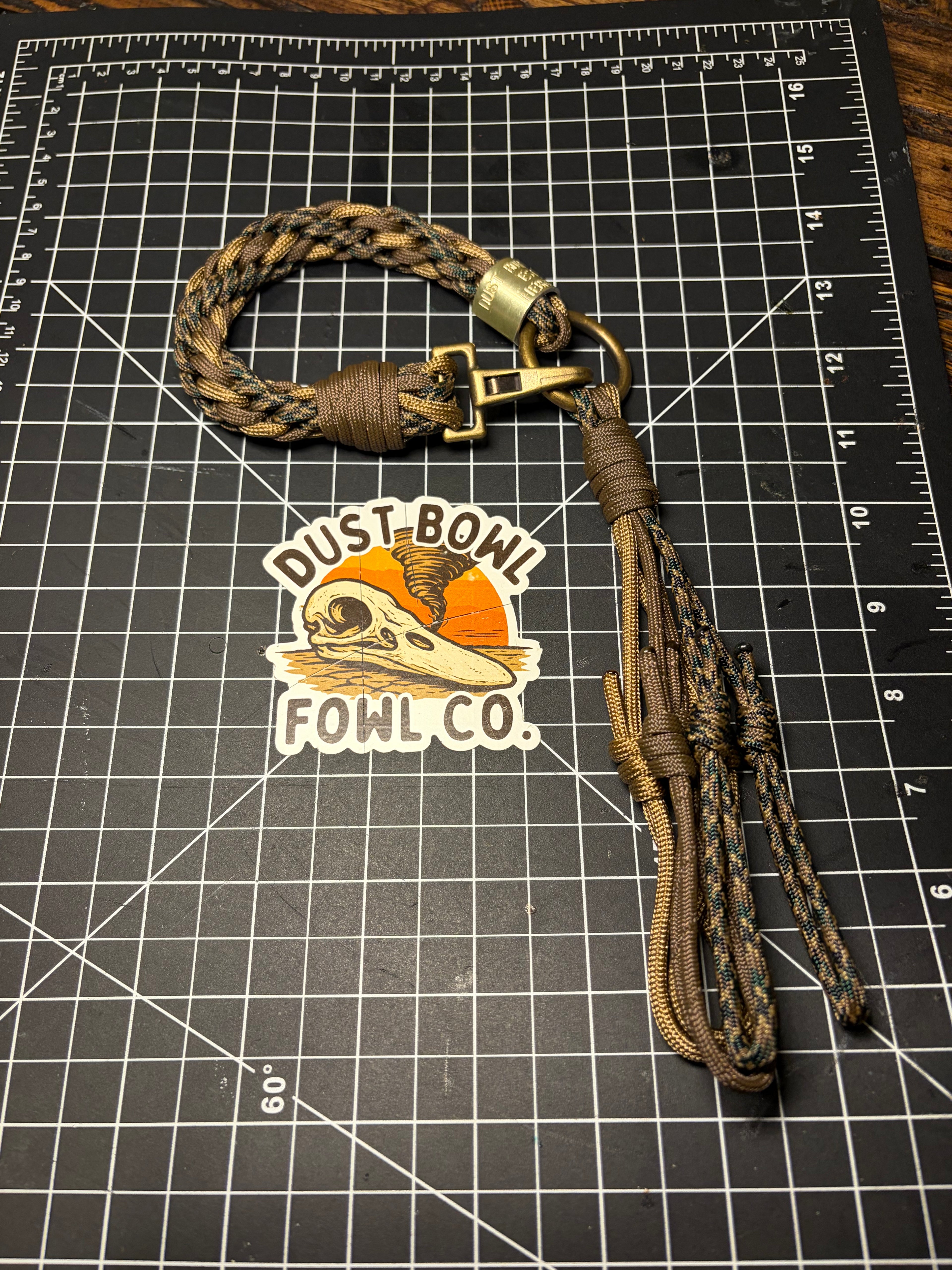 Clip-In Duck Tote - Brown x Tan