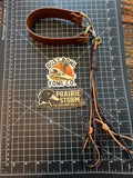 Leather Handle Duck Tote - Natural