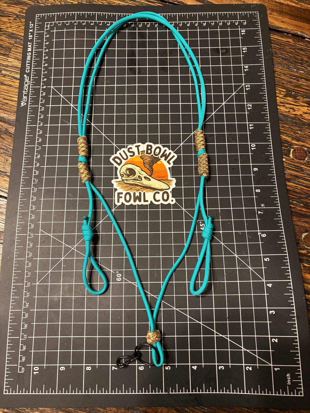 Minimalist paracord - Teal