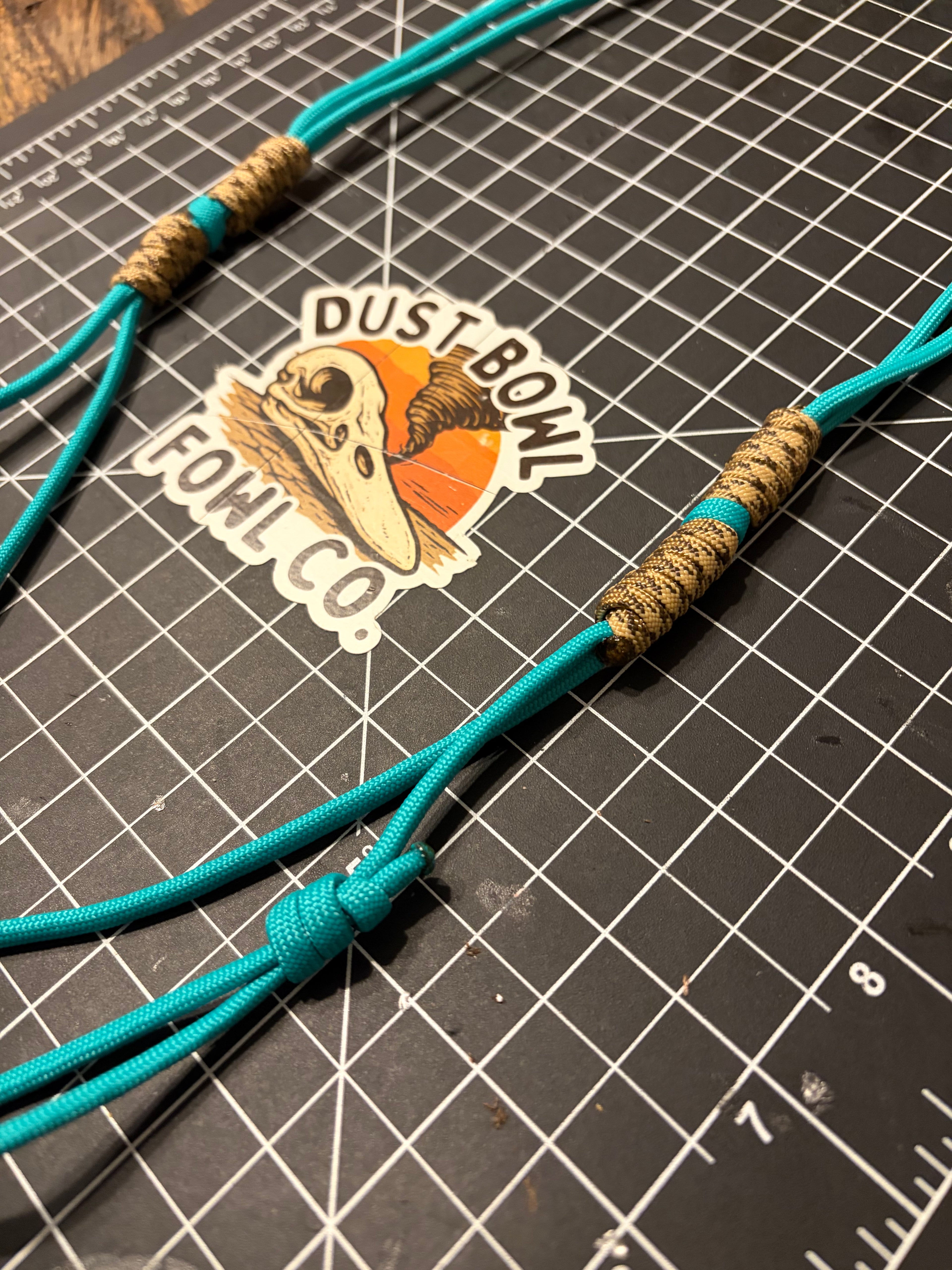 Minimalist paracord - Teal