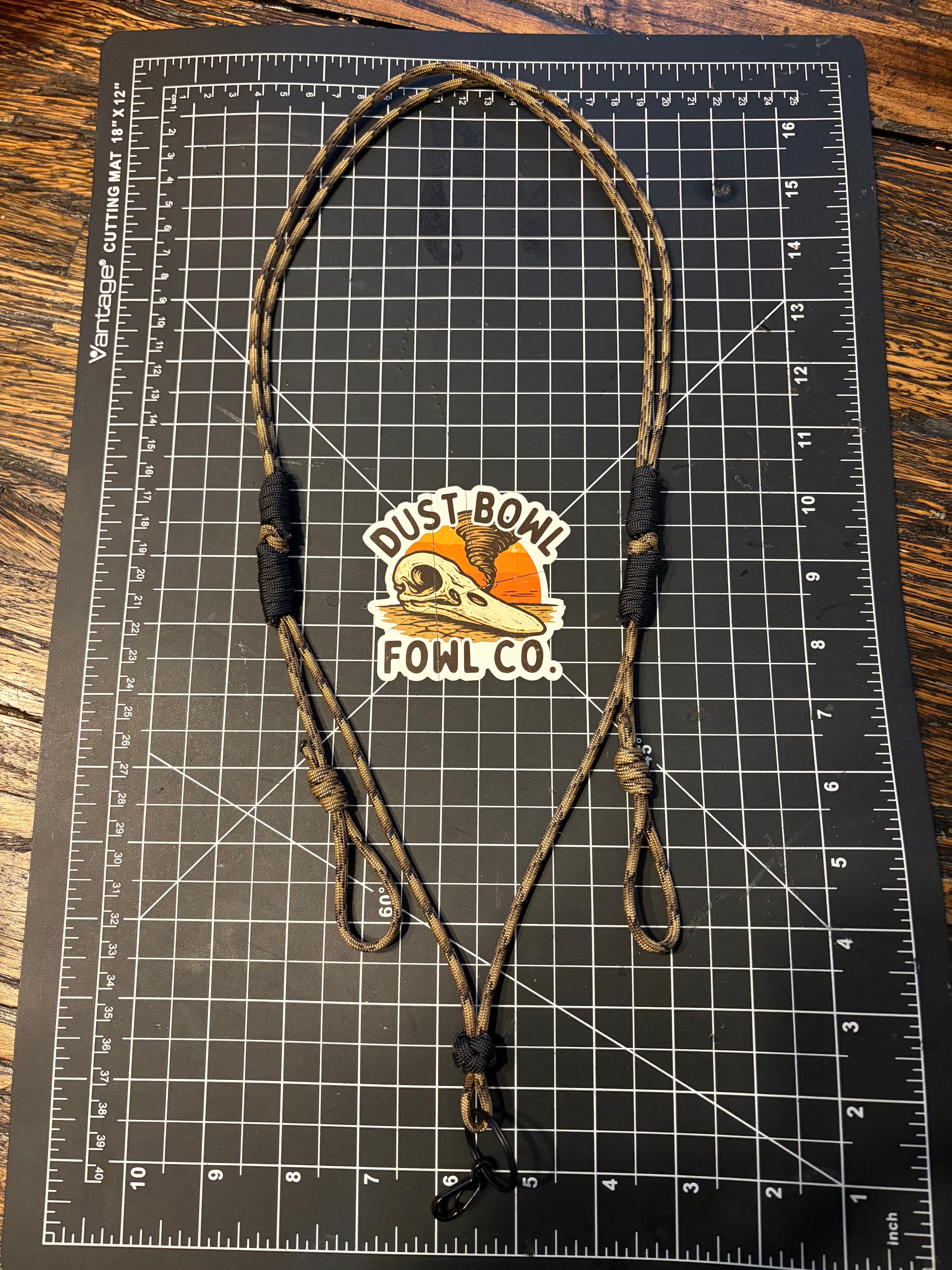 Minimalist paracord - Gold Camo