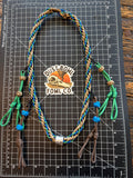 Shorty Round Braid Thin Line - Green Head