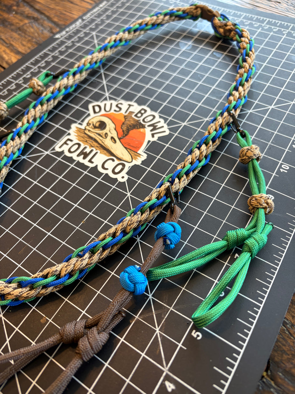 Shorty Round Braid Thin Line - Green Head