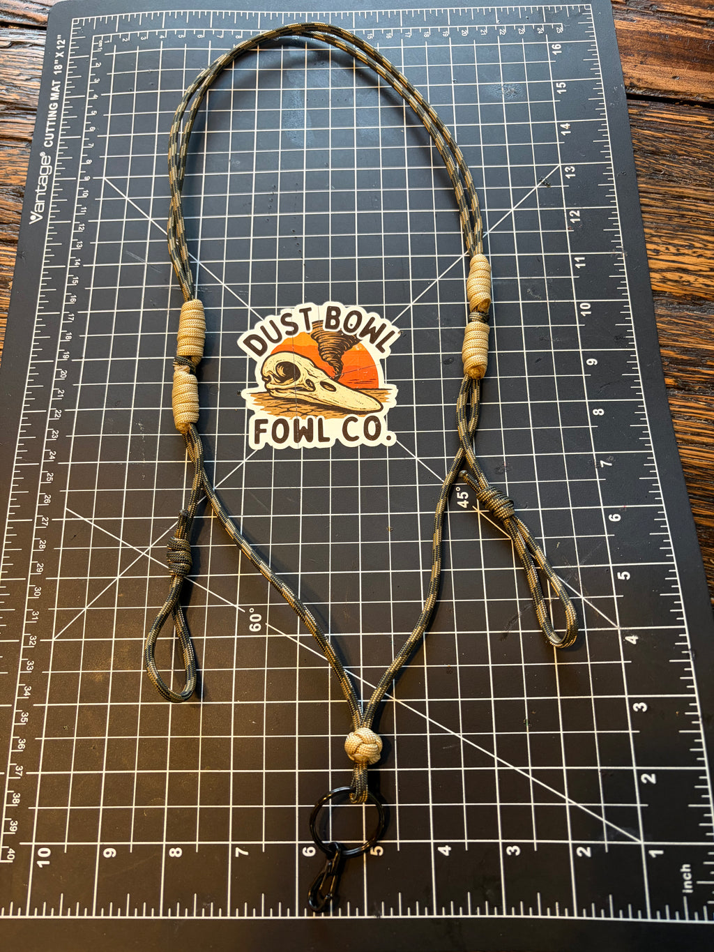 Minimalist paracord - Gold Olive