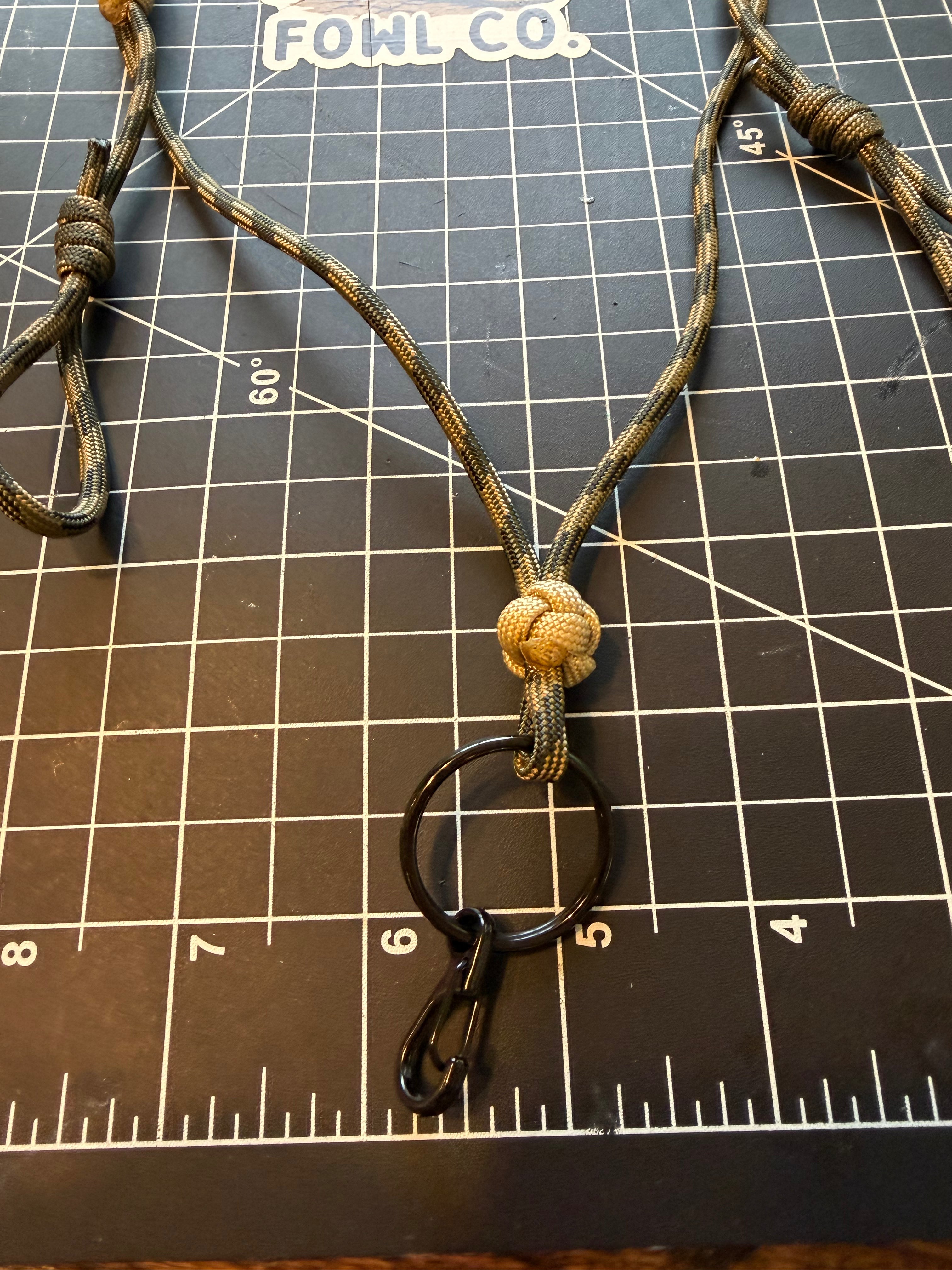 Minimalist paracord - Gold Olive