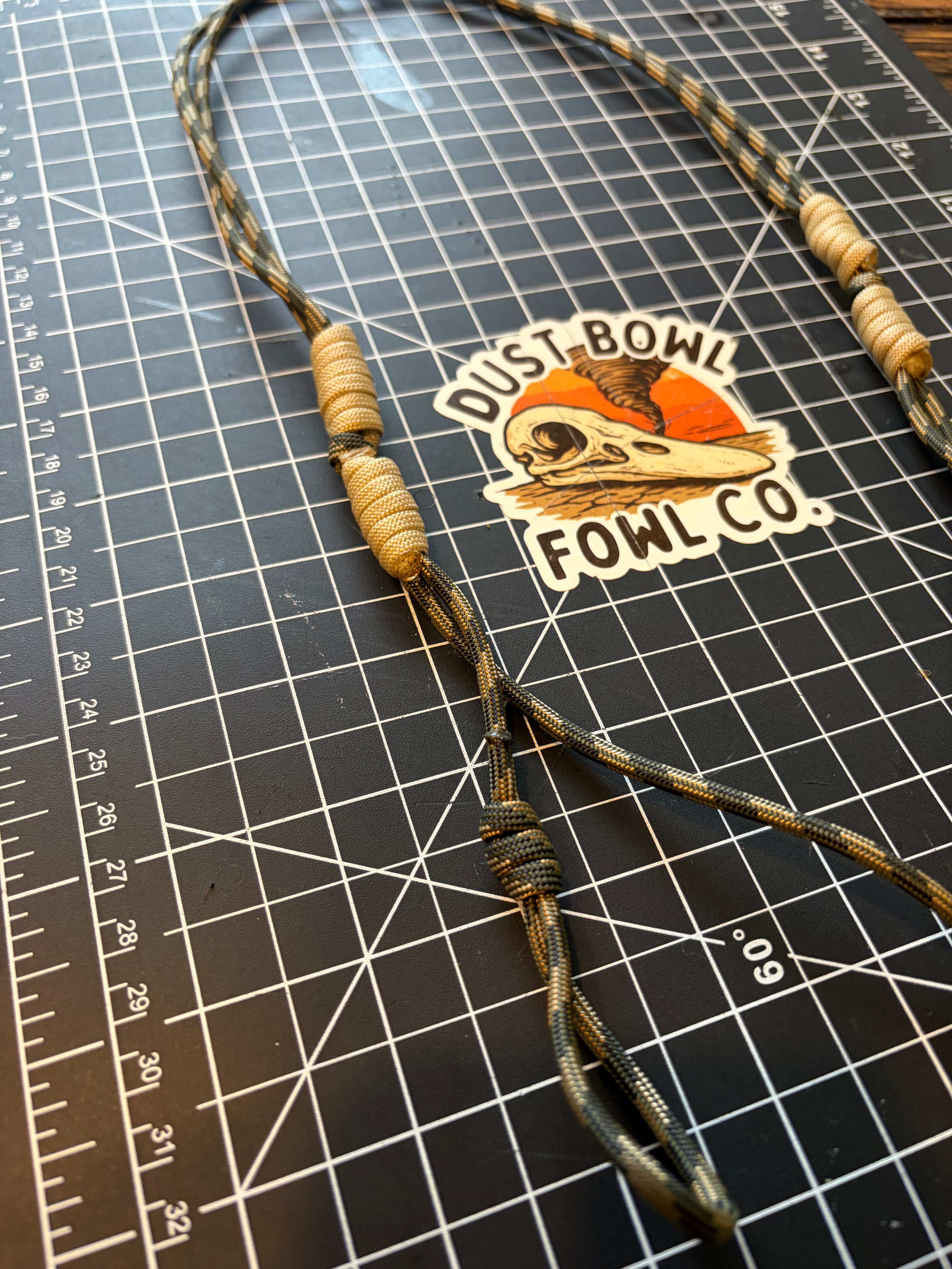 Minimalist paracord - Gold Olive