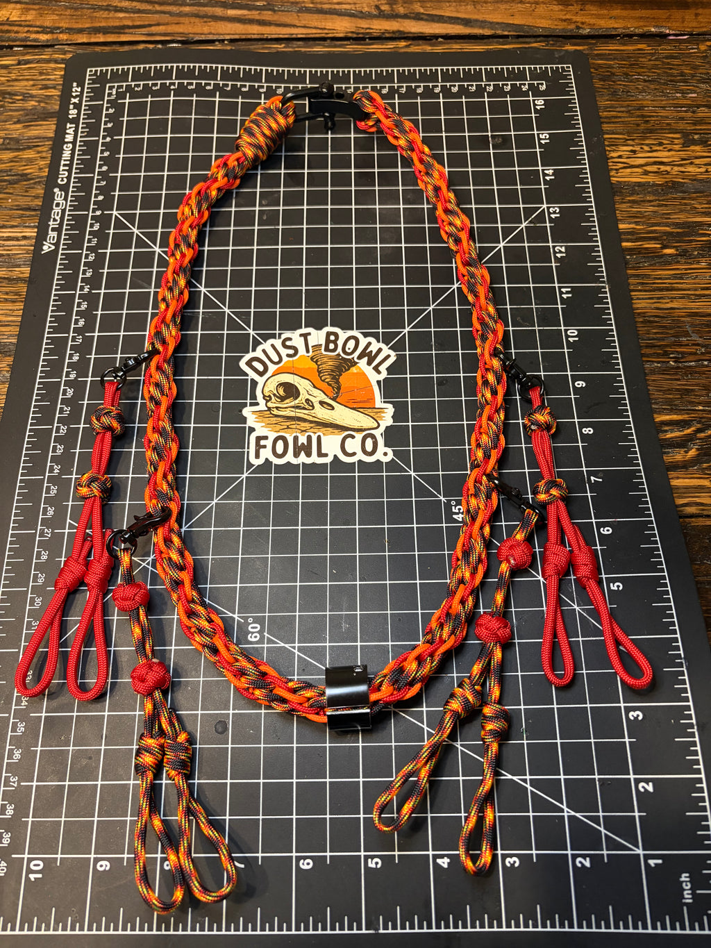 Shorty Round Braid Thin Line - Fuego