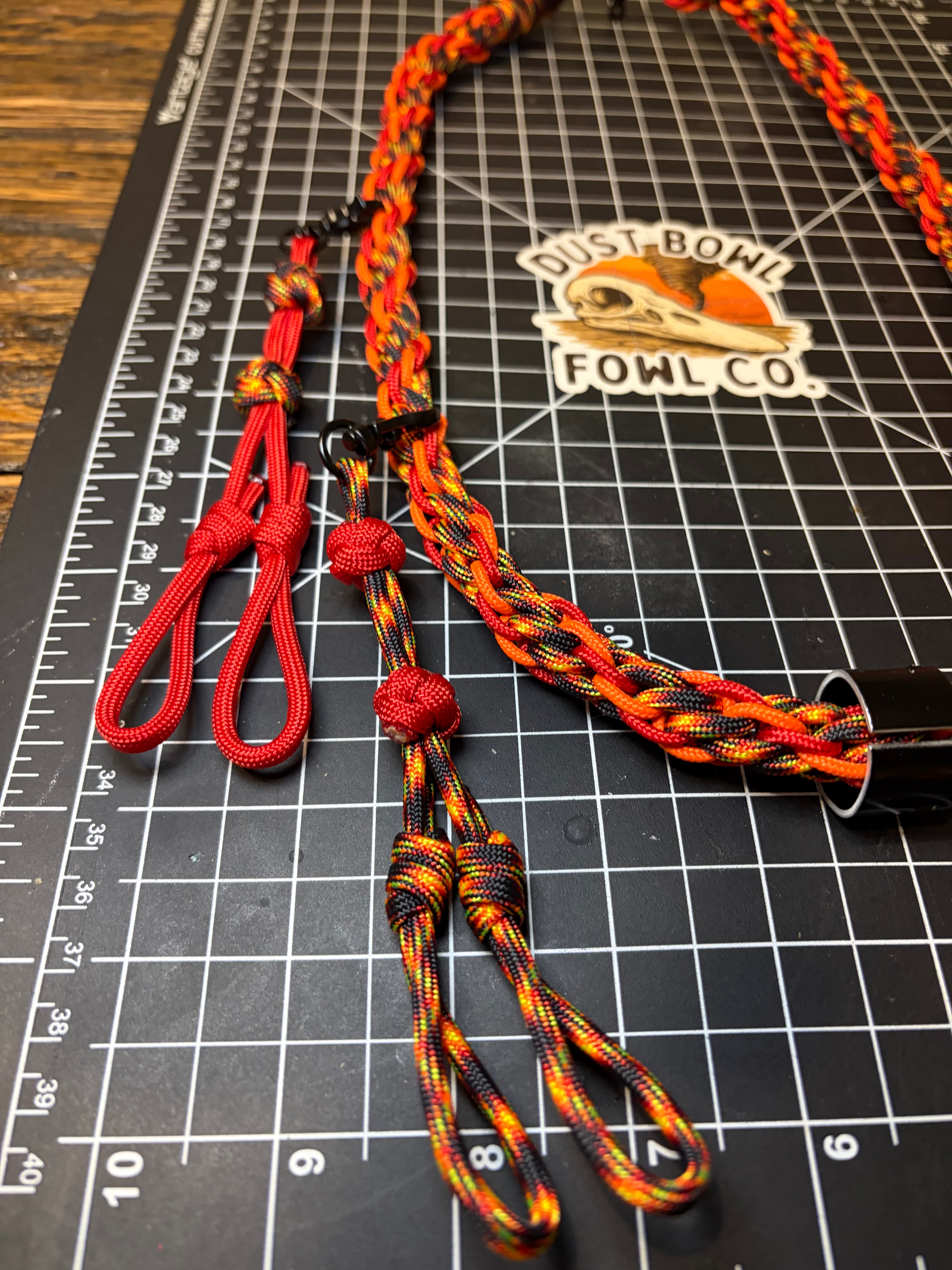 Shorty Round Braid Thin Line - Fuego