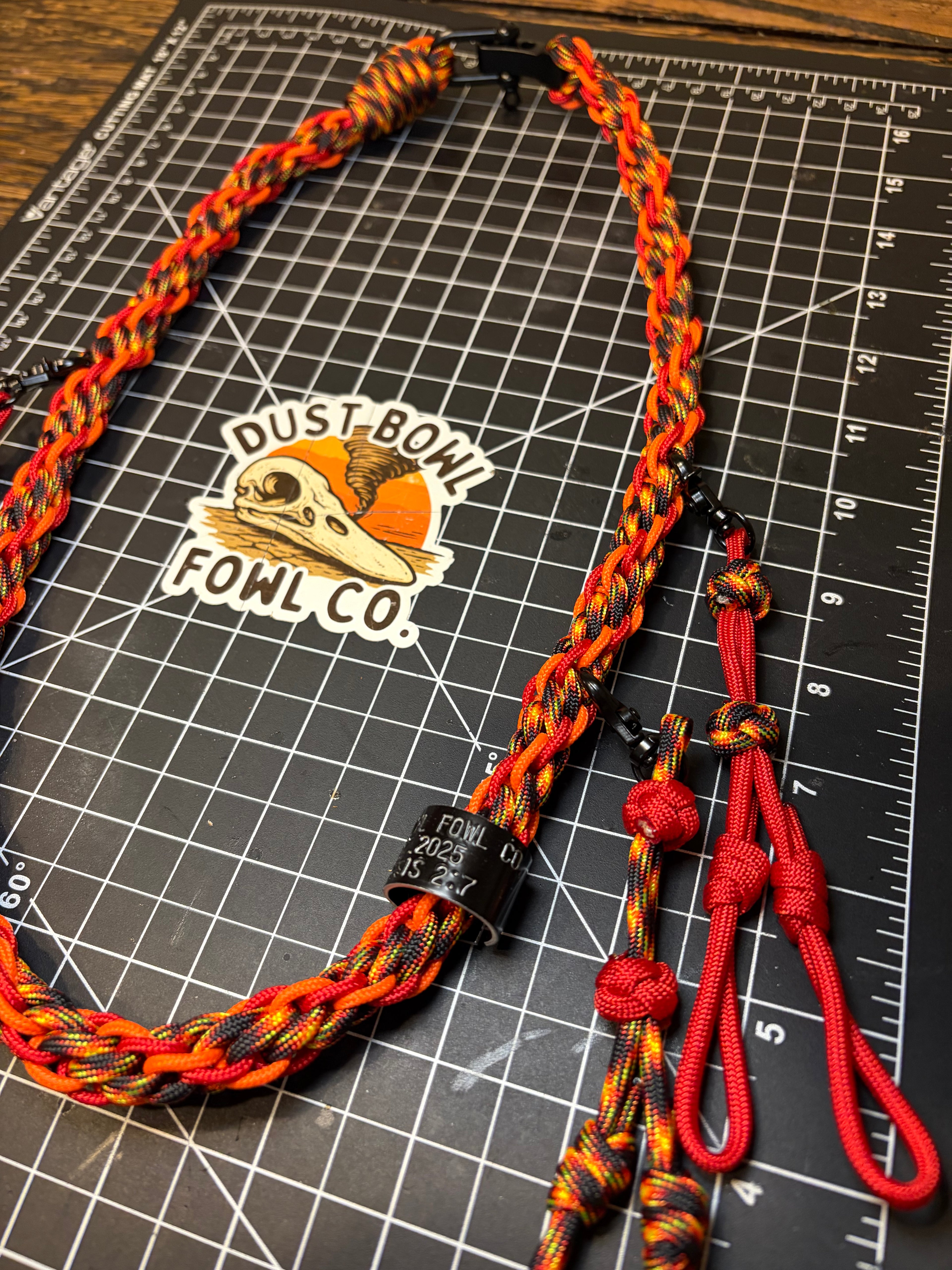 Shorty Round Braid Thin Line - Fuego