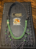 Leather x Half Round Lanyard -  Dollar Bill