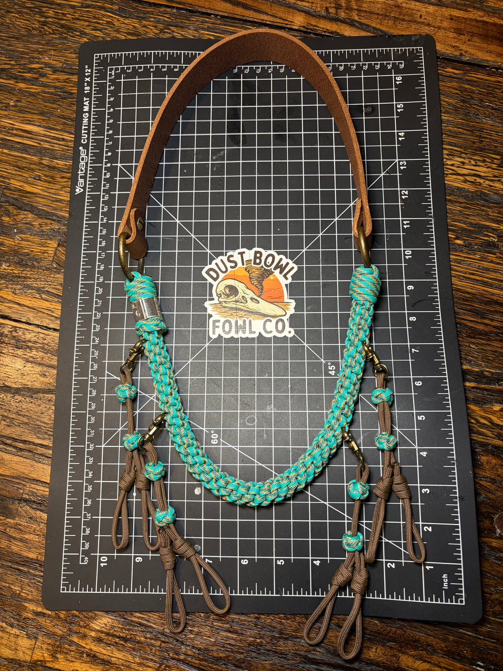 HHR Lanyard -  Turquoise Brown