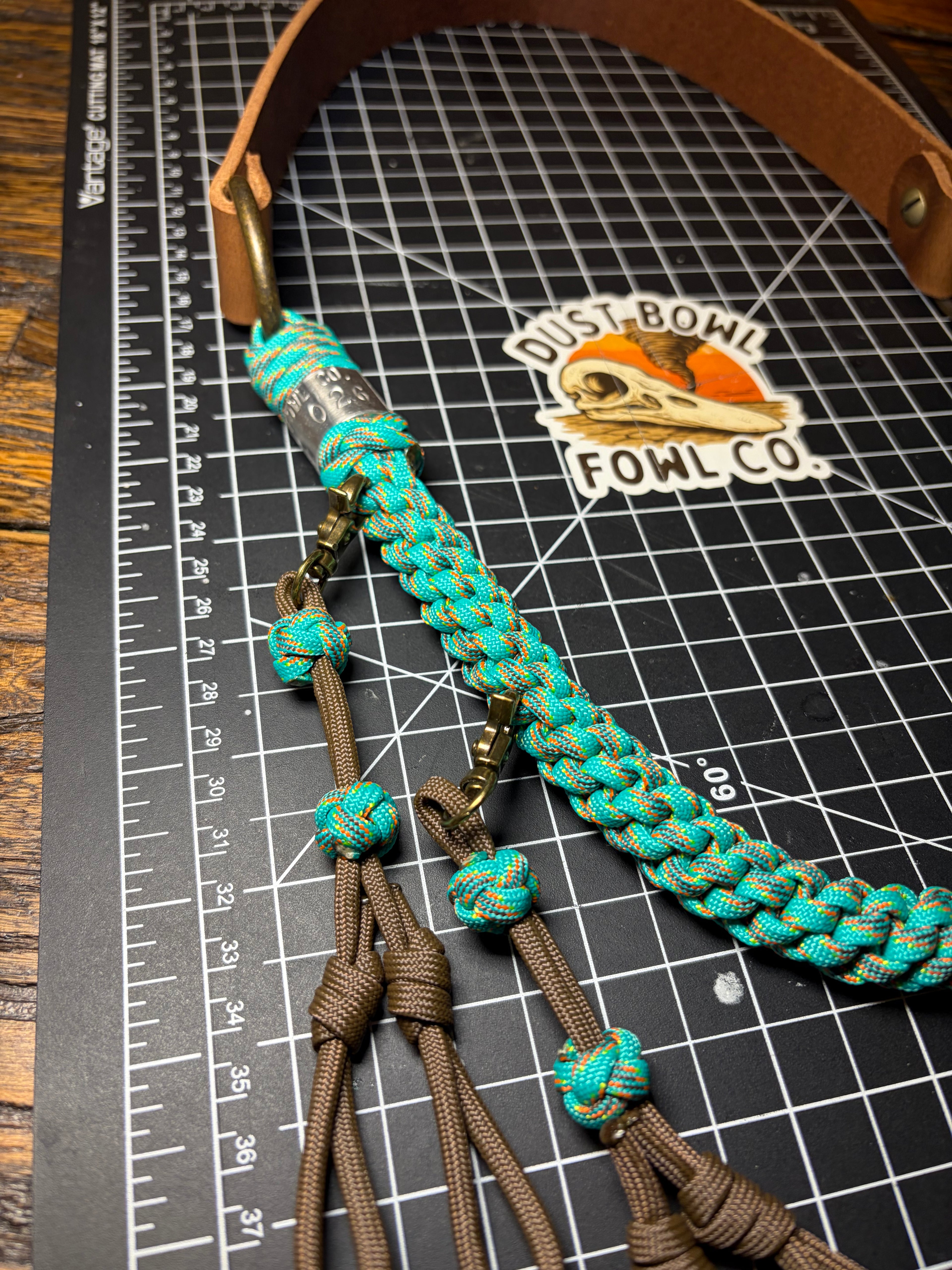 HHR Lanyard -  Turquoise Brown