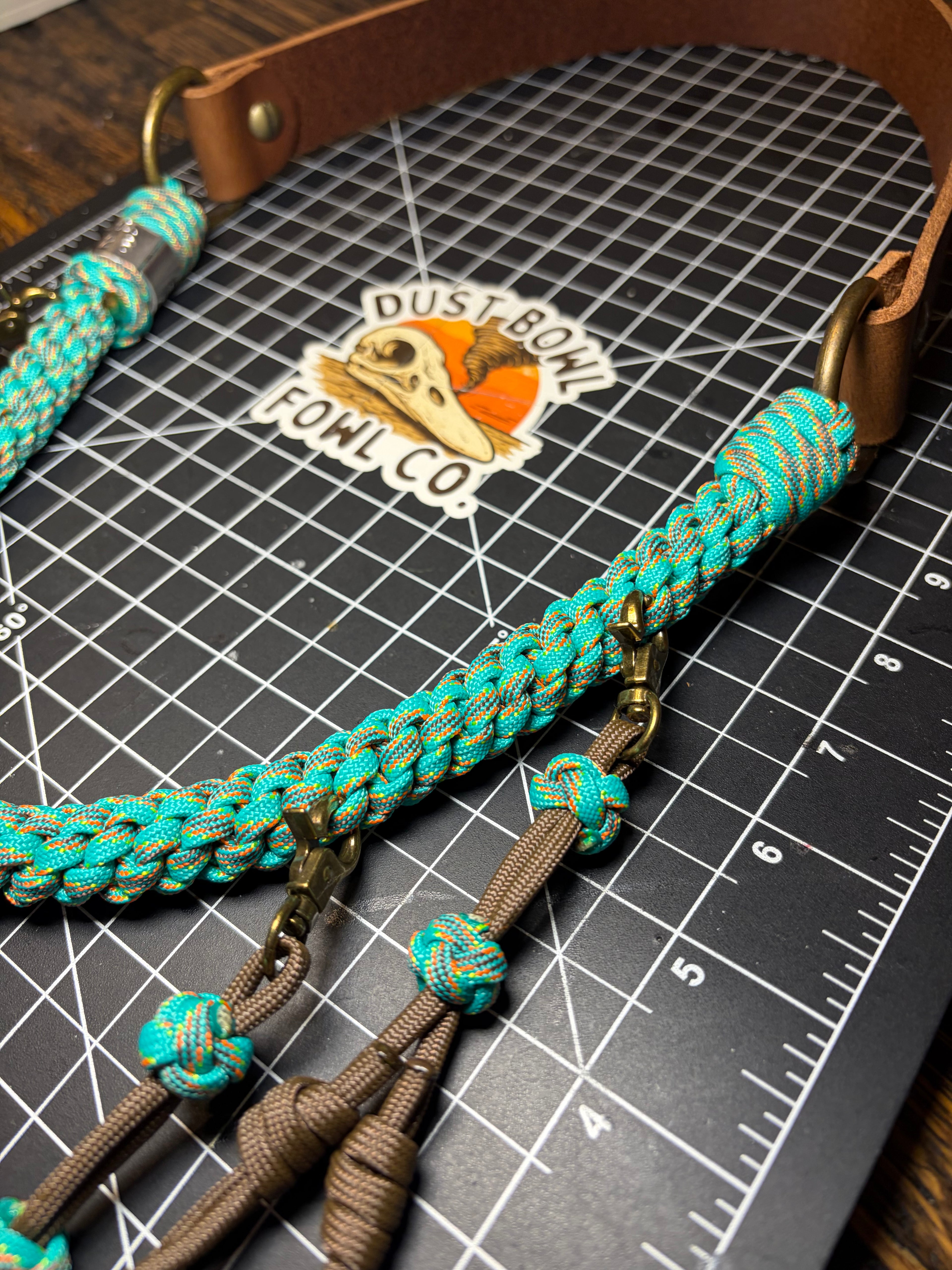 HHR Lanyard -  Turquoise Brown