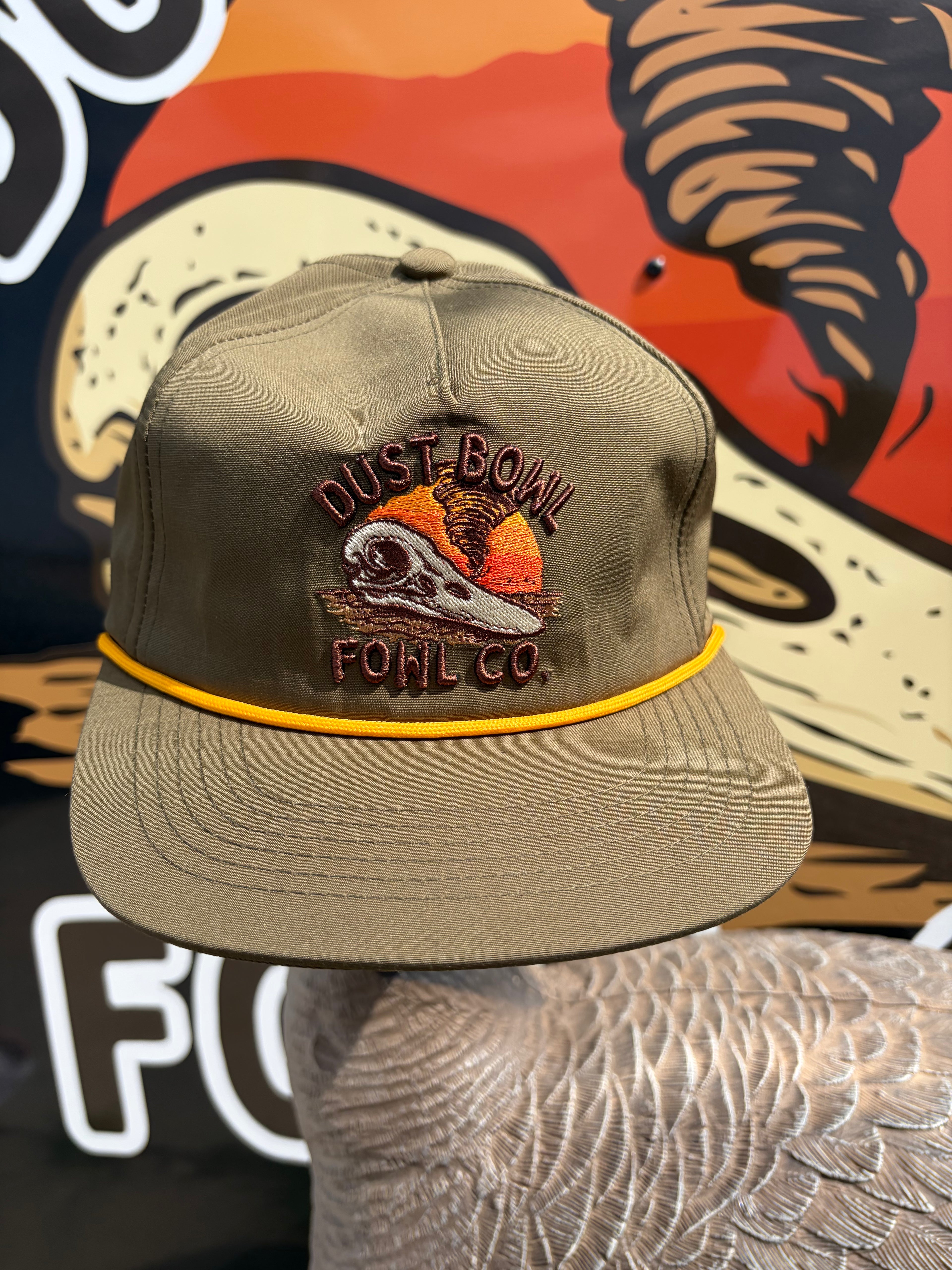 Dust Bowl Fowl Co. OG logo Psalms 121:2 hat
