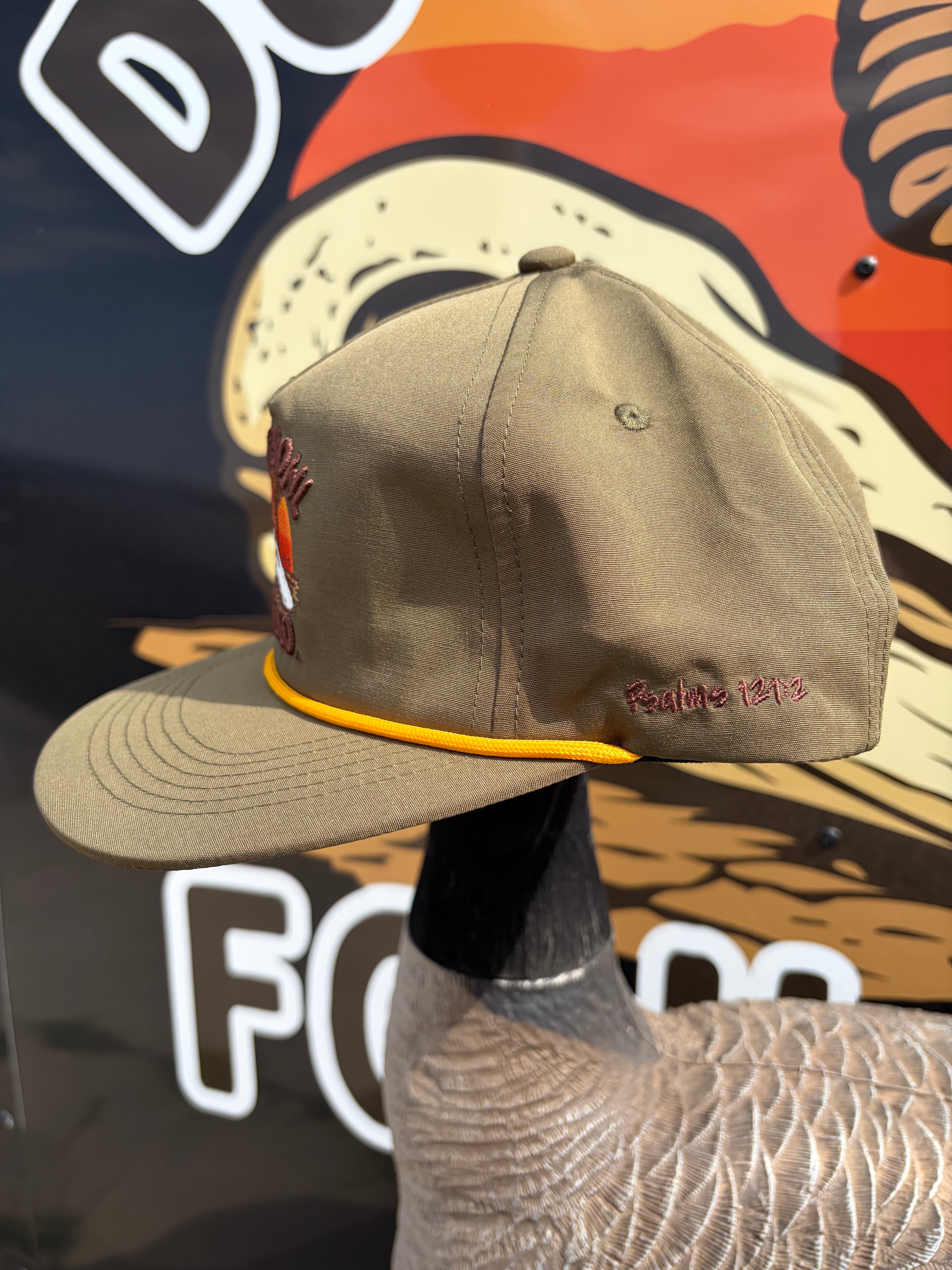 Dust Bowl Fowl Co. OG logo Psalms 121:2 hat