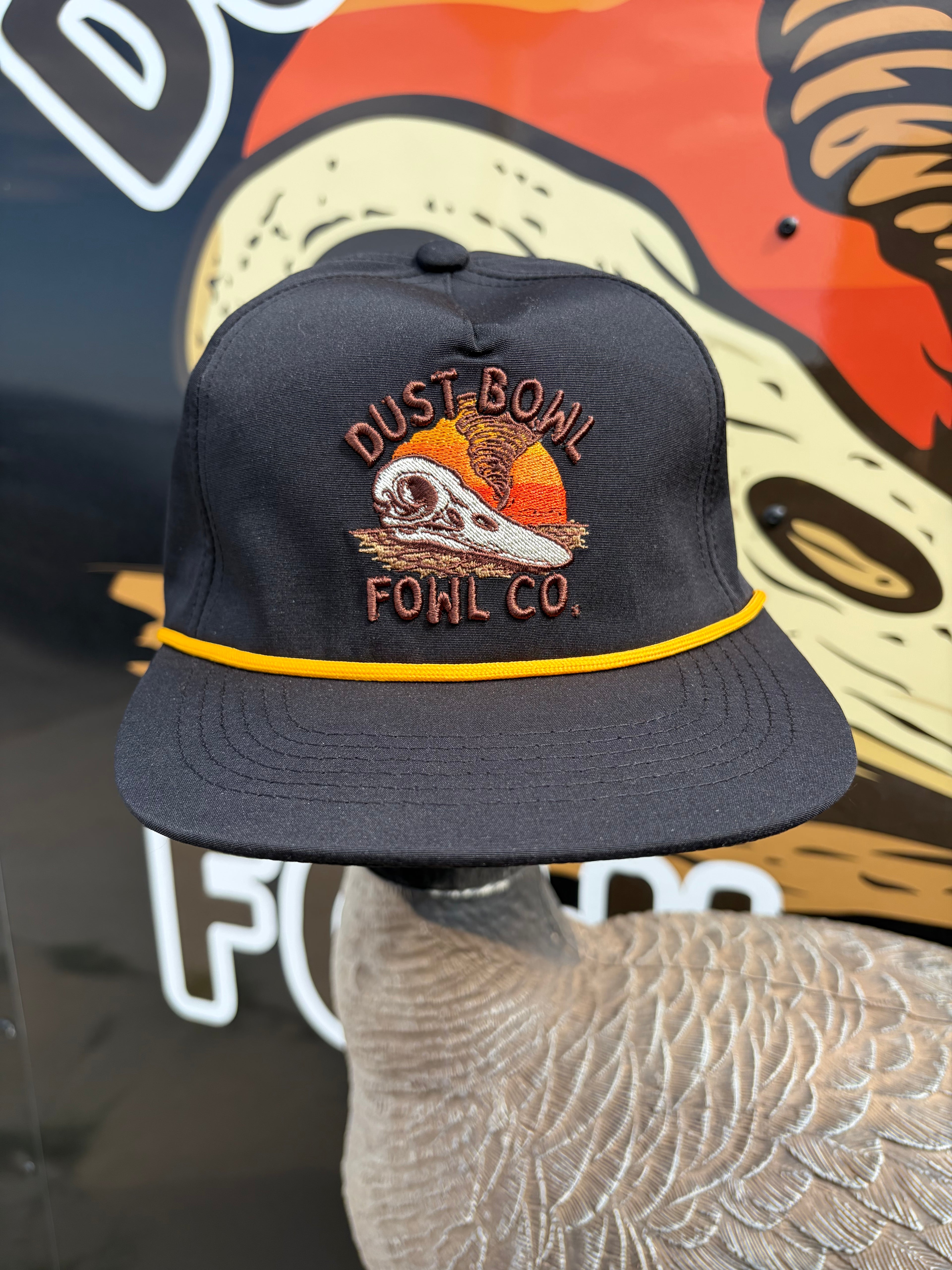 Dust Bowl Fowl Co. OG logo Psalms 121:2 hat