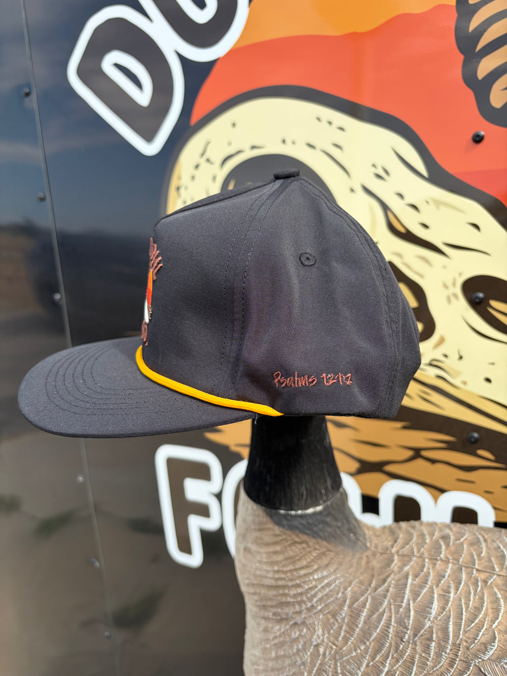 Dust Bowl Fowl Co. OG logo Psalms 121:2 hat