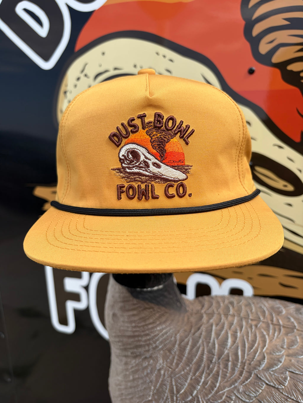 Dust Bowl Fowl Co. OG logo Psalms 121:2 hat