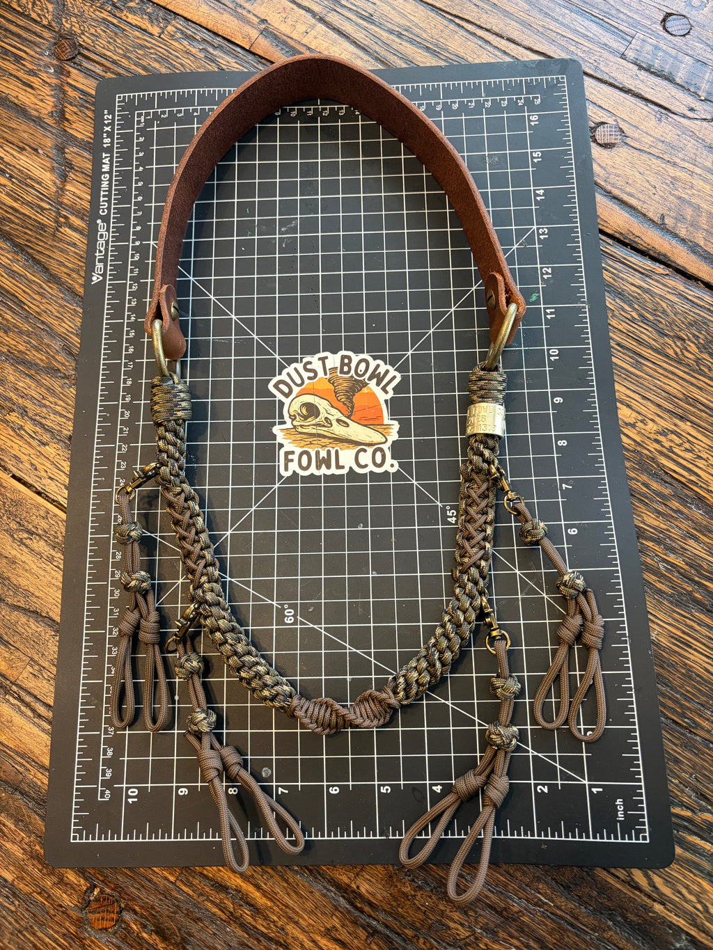 HHR Lanyard - Brown camo stitched
