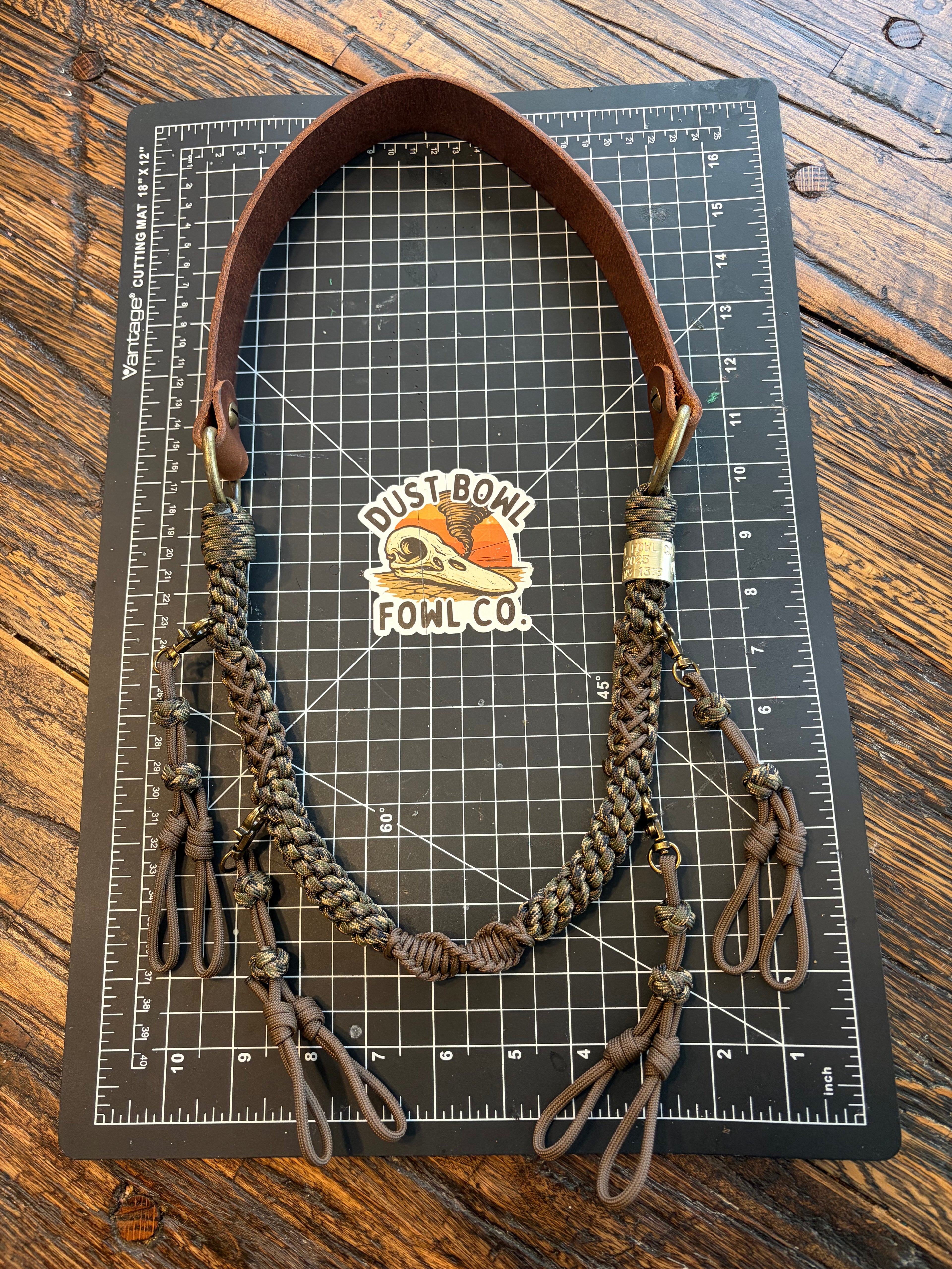 HHR Lanyard - Brown camo stitched