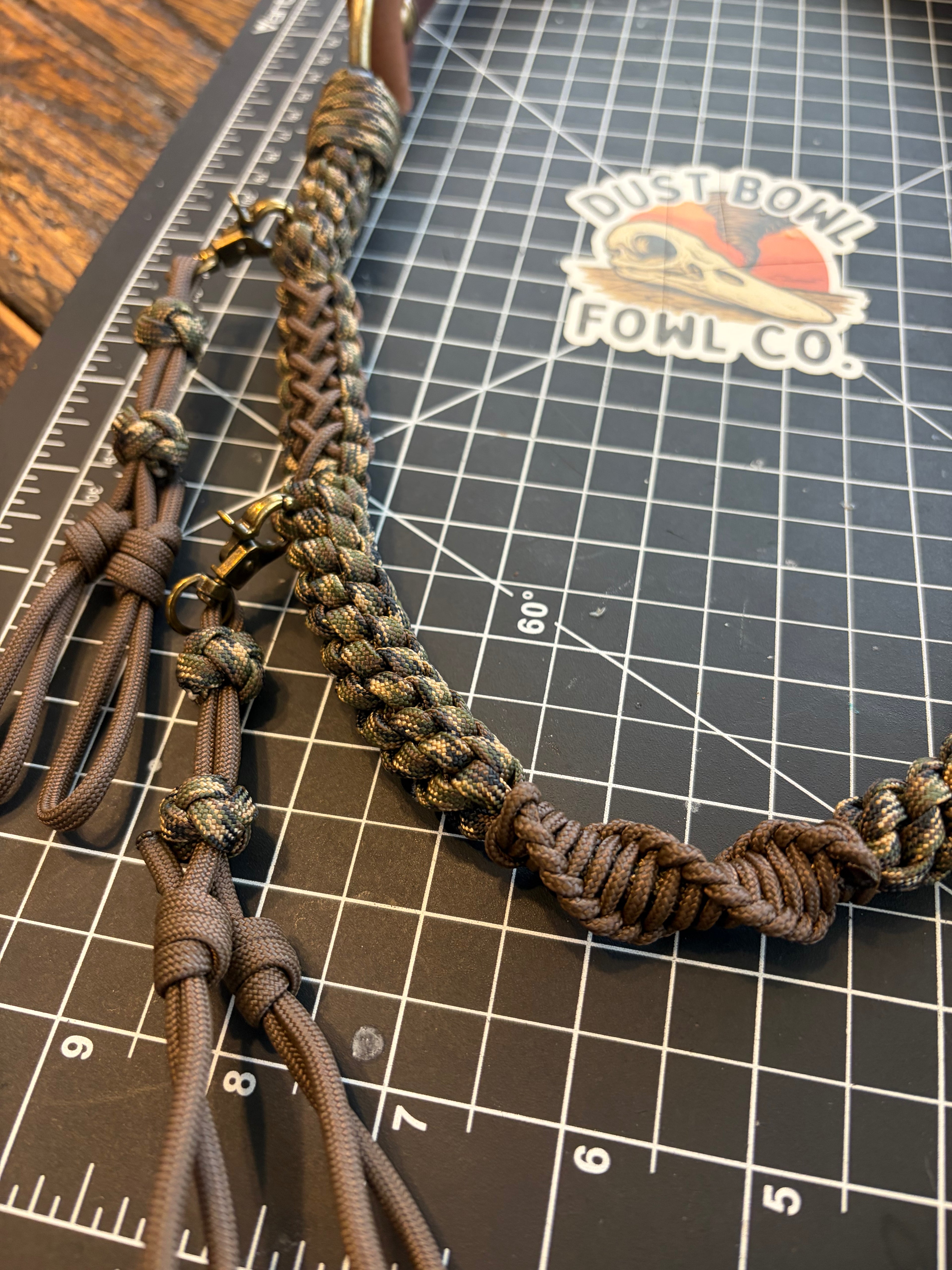 HHR Lanyard - Brown camo stitched