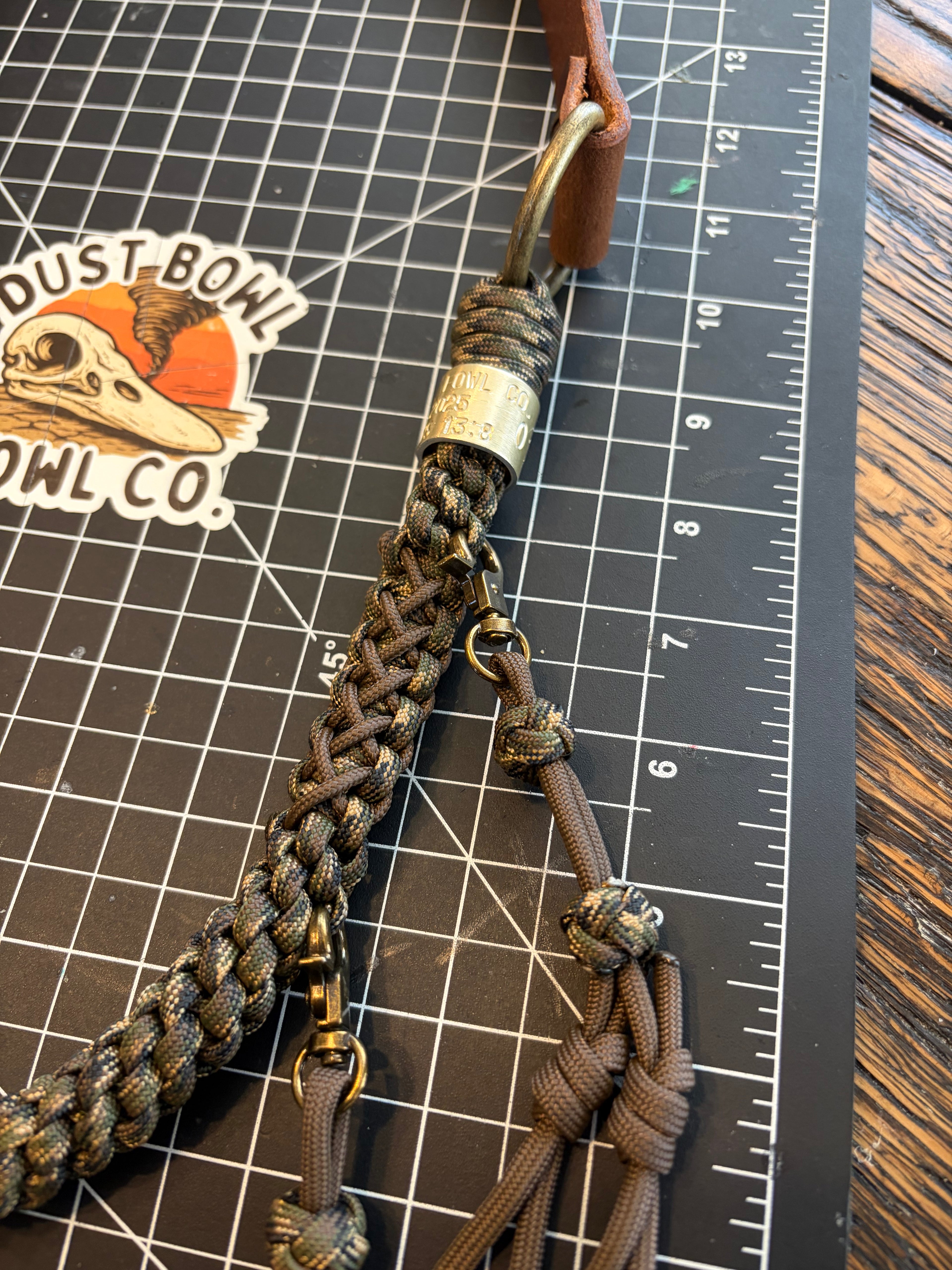 HHR Lanyard - Brown camo stitched